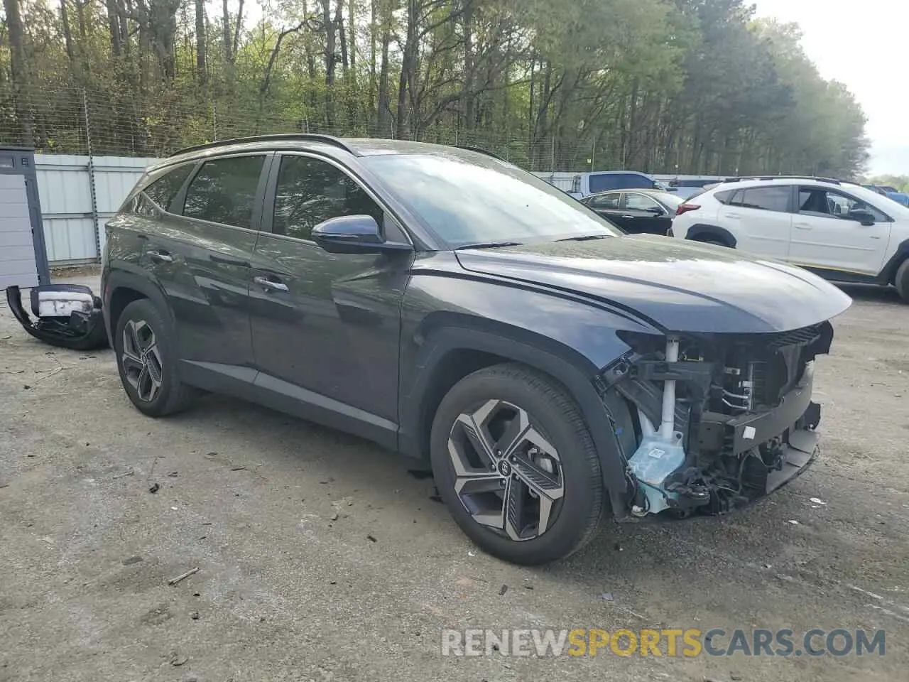 4 fotografías del automóvil dañado 5NMJF3AE0PH170898 HYUNDAI TUCSON 2023
