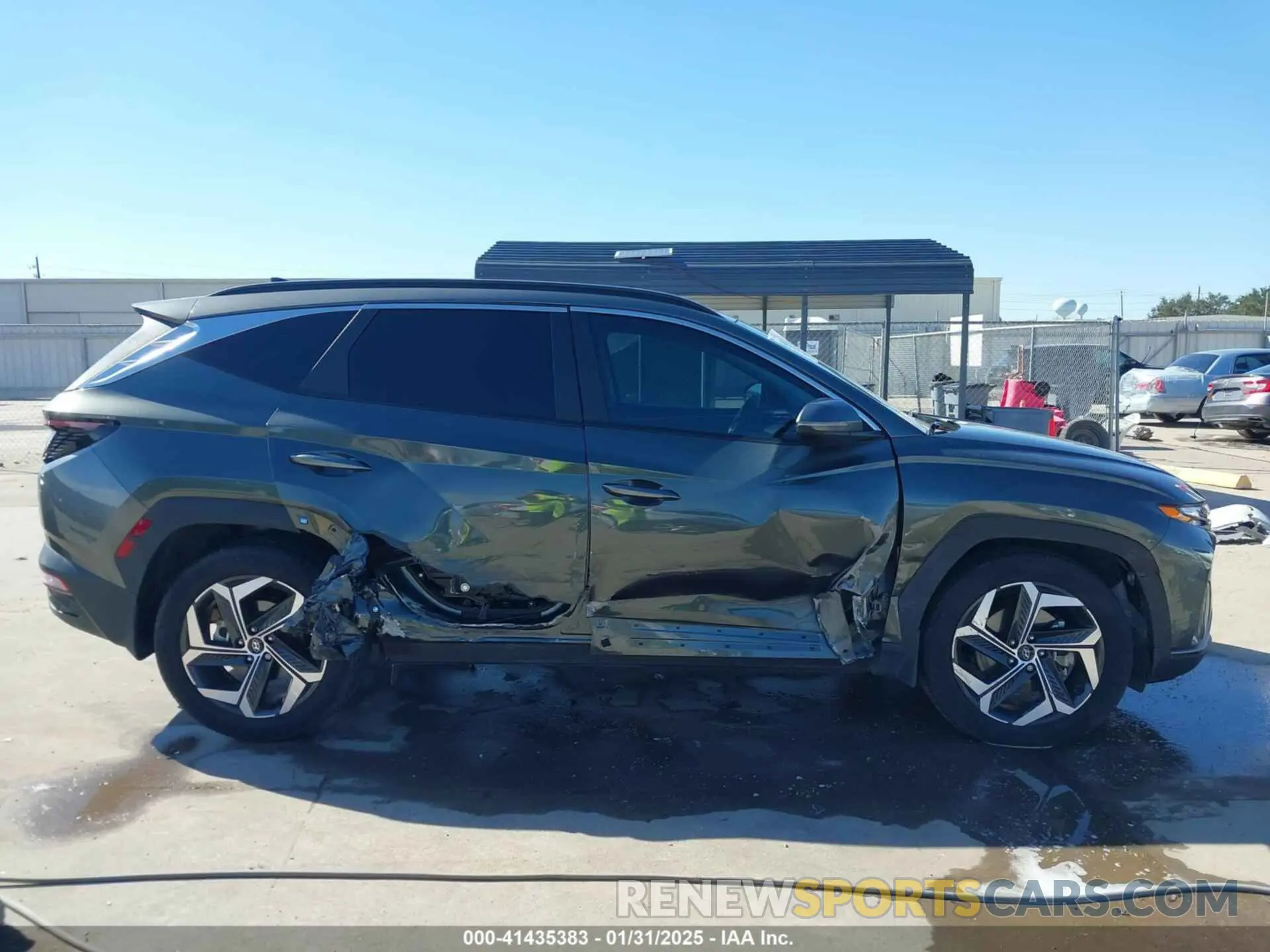 13 fotografías del automóvil dañado 5NMJF3AE0PH237189 HYUNDAI TUCSON 2023