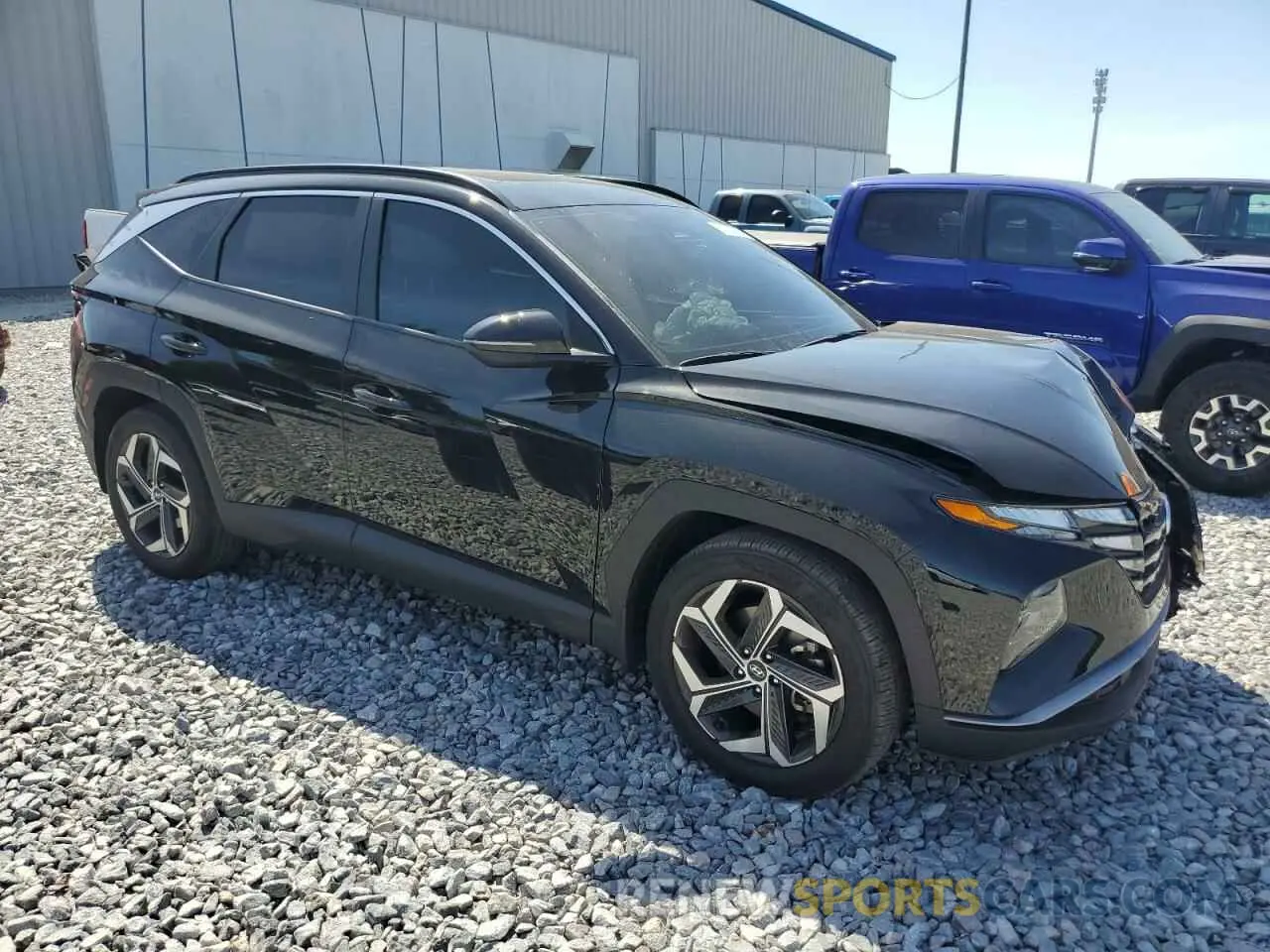 4 fotografías del automóvil dañado 5NMJF3AE1PH179352 HYUNDAI TUCSON 2023