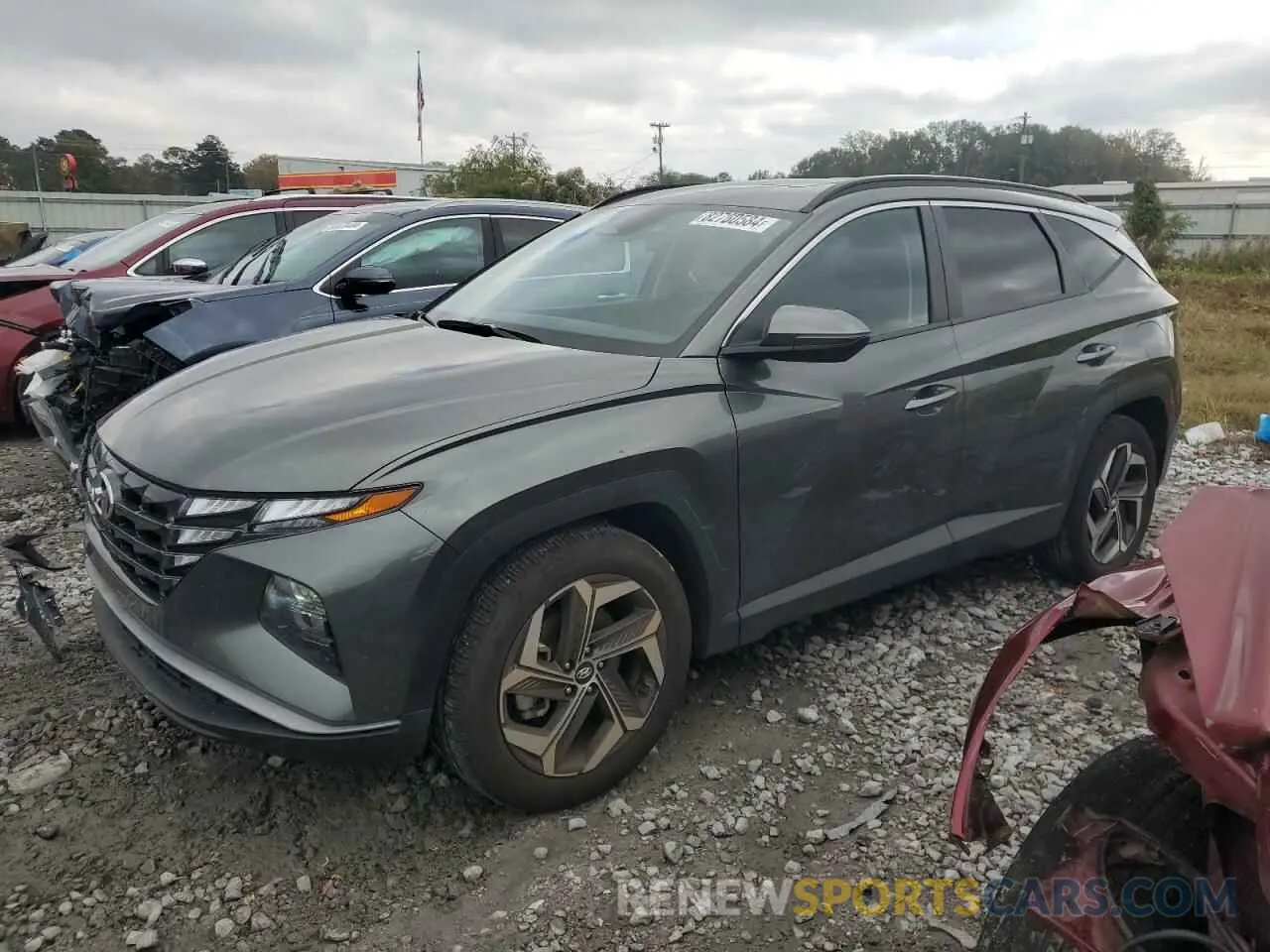 1 fotografías del automóvil dañado 5NMJF3AE1PH277880 HYUNDAI TUCSON 2023