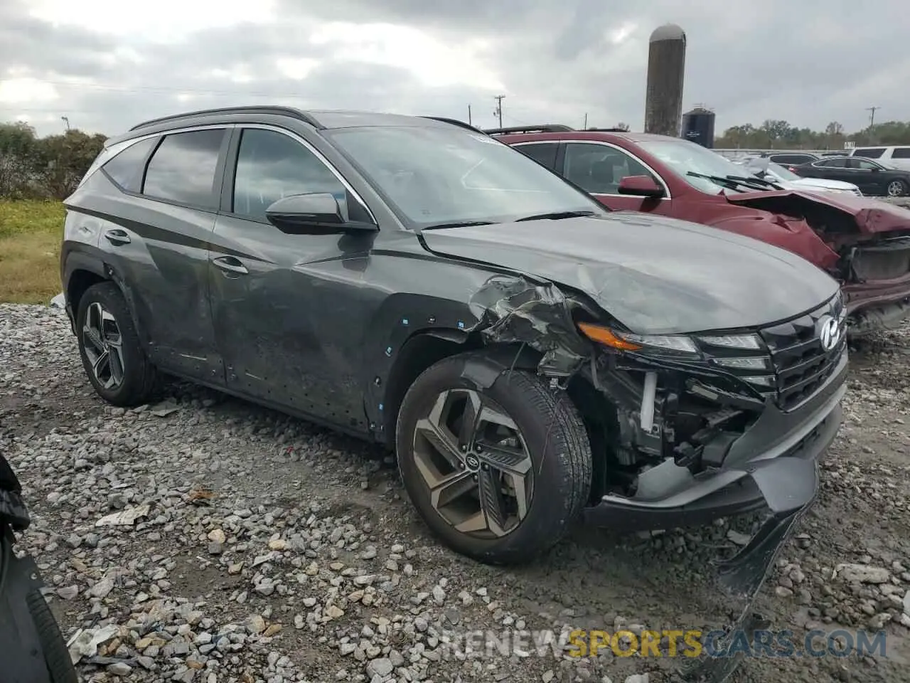 4 fotografías del automóvil dañado 5NMJF3AE1PH277880 HYUNDAI TUCSON 2023
