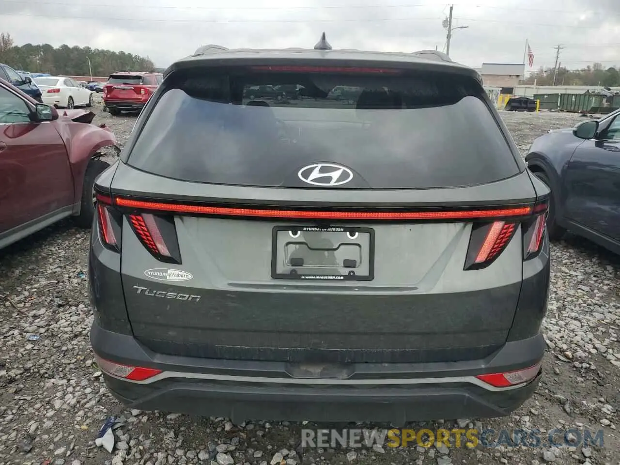 6 fotografías del automóvil dañado 5NMJF3AE1PH277880 HYUNDAI TUCSON 2023