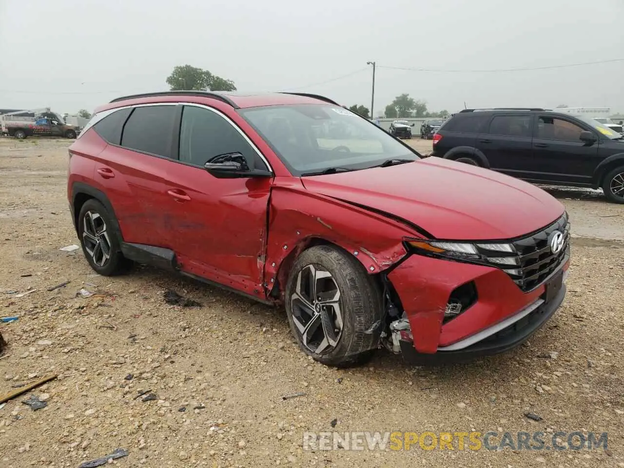 4 fotografías del automóvil dañado 5NMJF3AE2PH215615 HYUNDAI TUCSON 2023