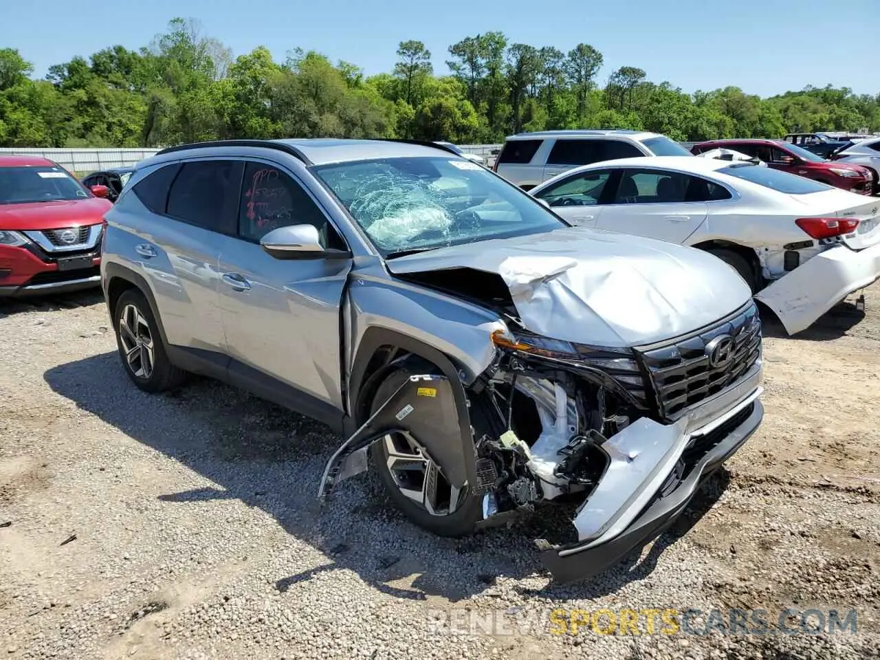 4 fotografías del automóvil dañado 5NMJF3AE2PH269111 HYUNDAI TUCSON 2023