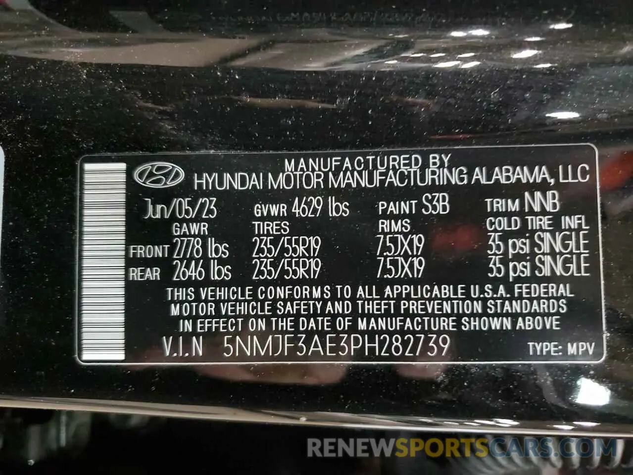 13 fotografías del automóvil dañado 5NMJF3AE3PH282739 HYUNDAI TUCSON 2023