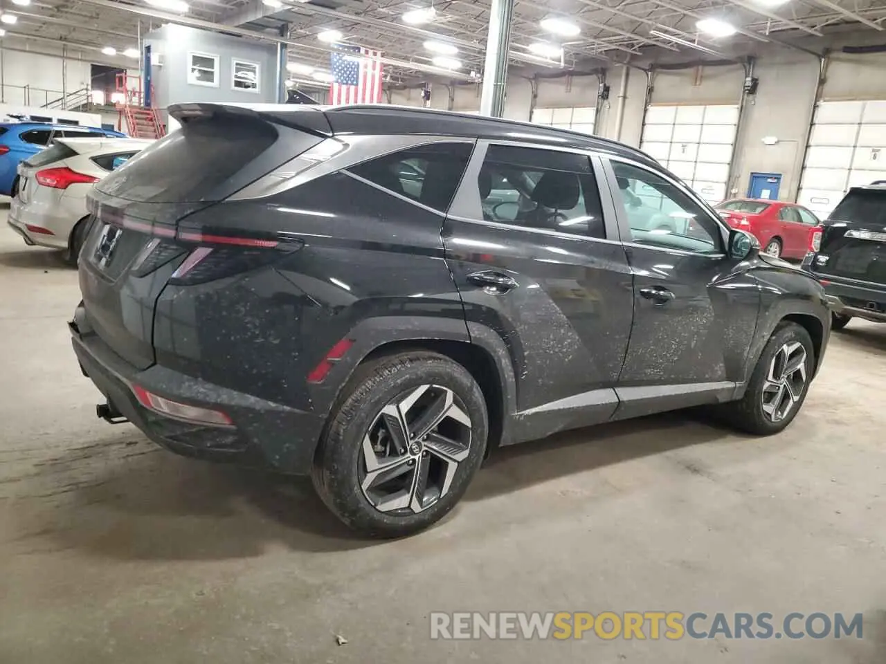 3 fotografías del automóvil dañado 5NMJF3AE3PH282739 HYUNDAI TUCSON 2023