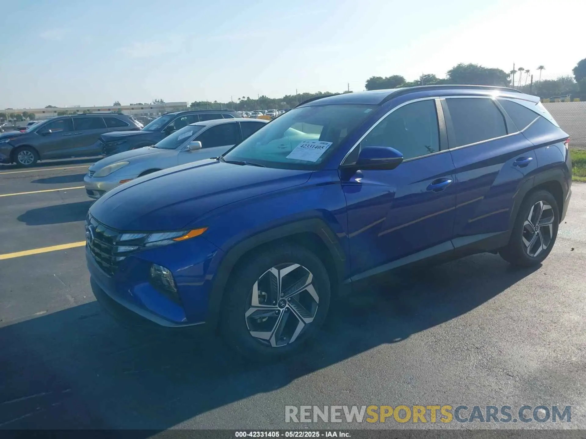 2 fotografías del automóvil dañado 5NMJF3AE5PH243439 HYUNDAI TUCSON 2023