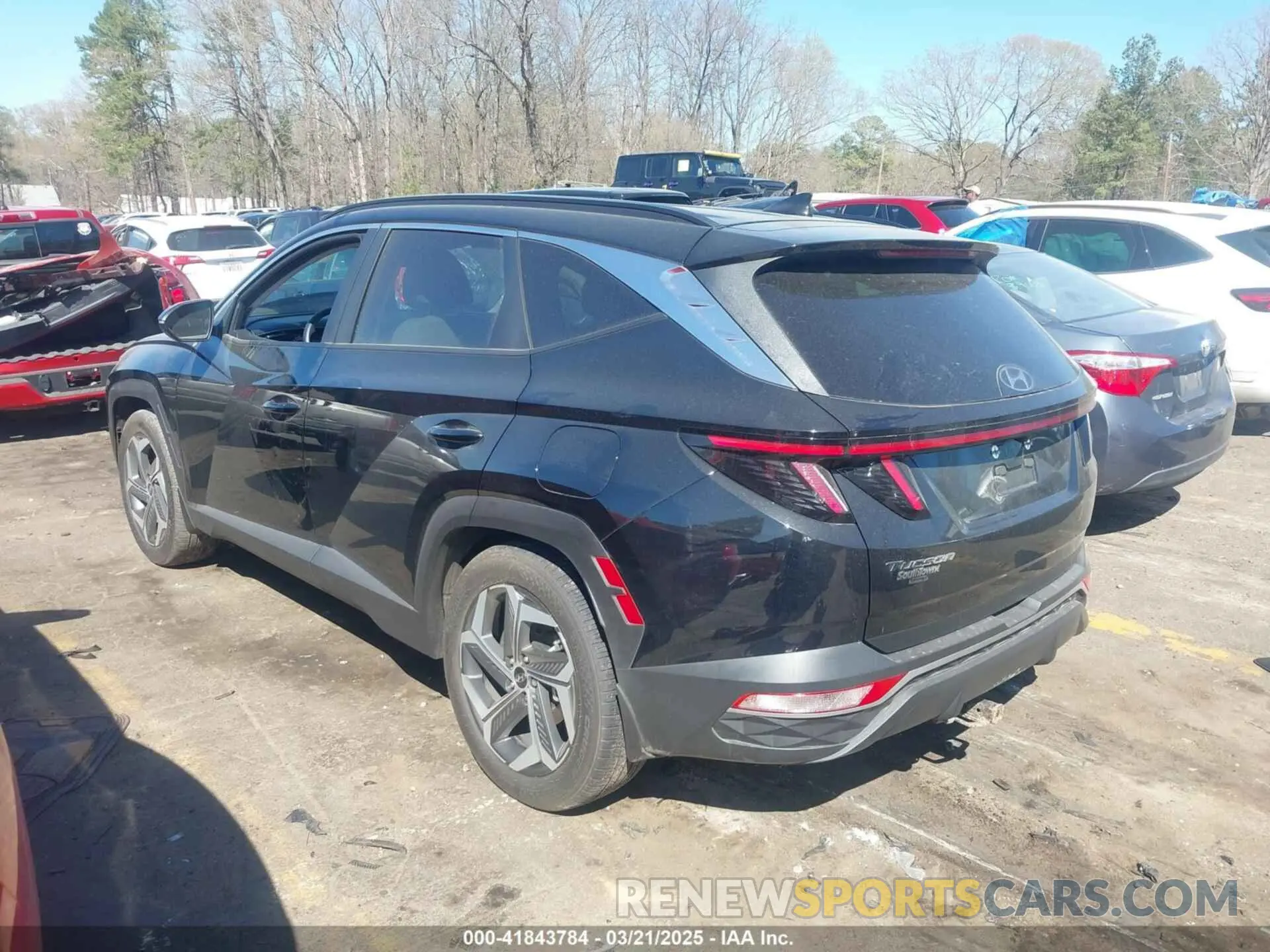 3 fotografías del automóvil dañado 5NMJF3AE5PH263027 HYUNDAI TUCSON 2023