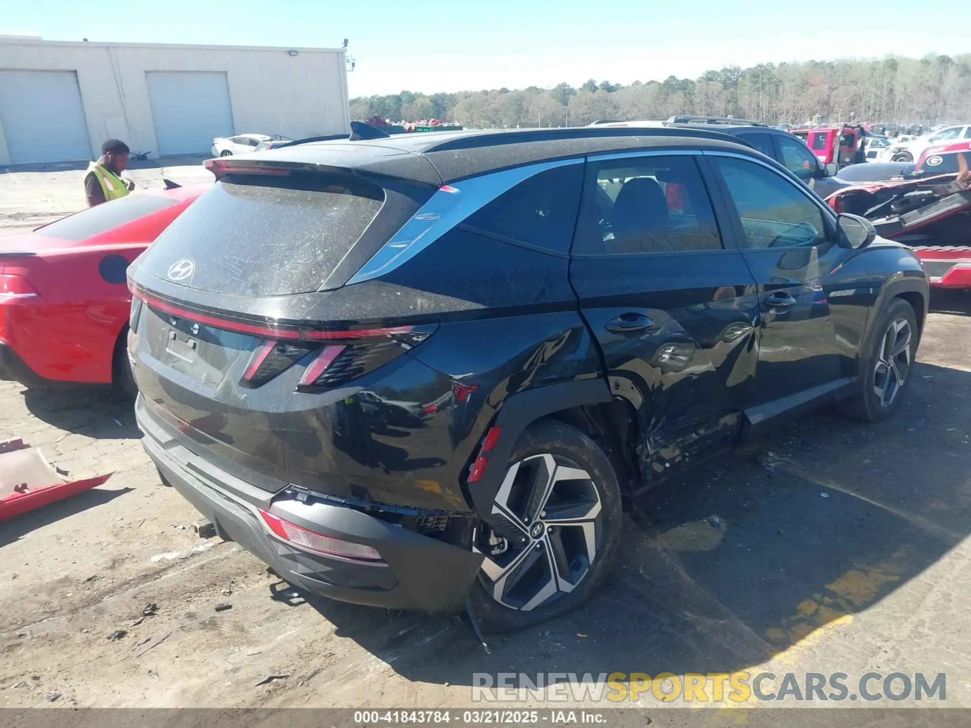 4 fotografías del automóvil dañado 5NMJF3AE5PH263027 HYUNDAI TUCSON 2023