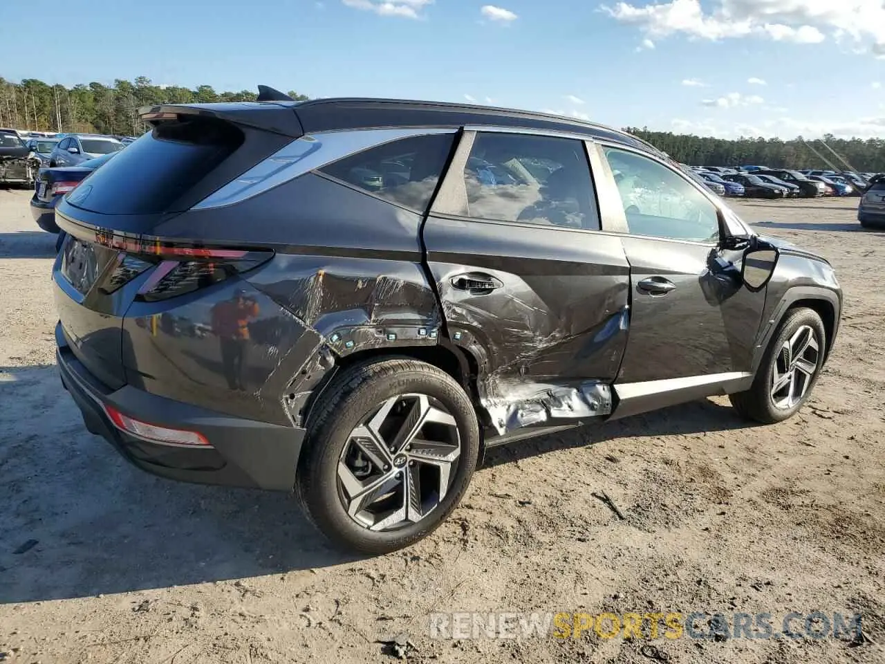 3 fotografías del automóvil dañado 5NMJF3AE7PH253924 HYUNDAI TUCSON 2023
