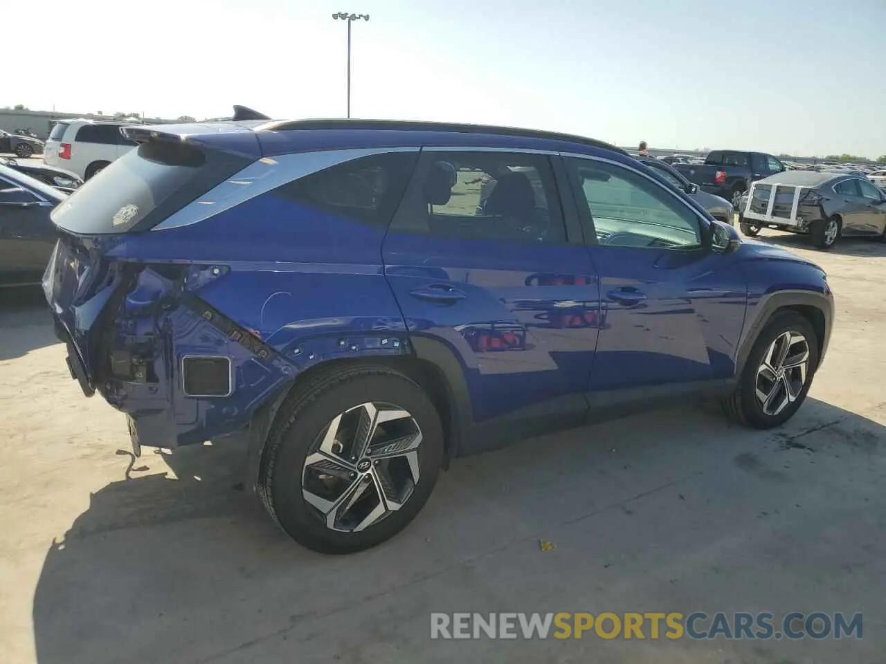 3 fotografías del automóvil dañado 5NMJF3AEXPH175574 HYUNDAI TUCSON 2023