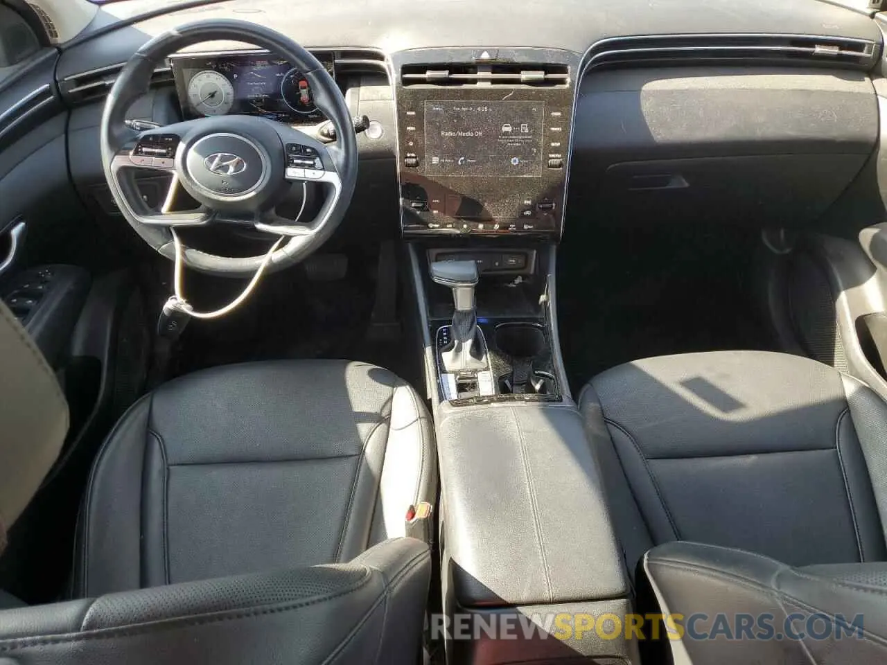 8 fotografías del automóvil dañado 5NMJF3AEXPH175574 HYUNDAI TUCSON 2023