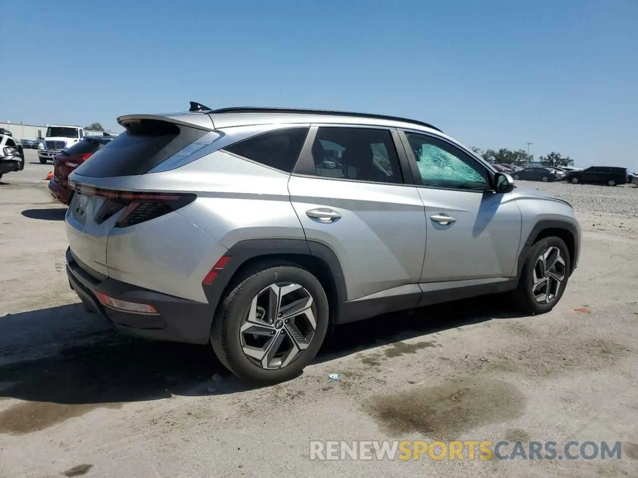 3 fotografías del automóvil dañado 5NMJF3AEXPH215569 HYUNDAI TUCSON 2023