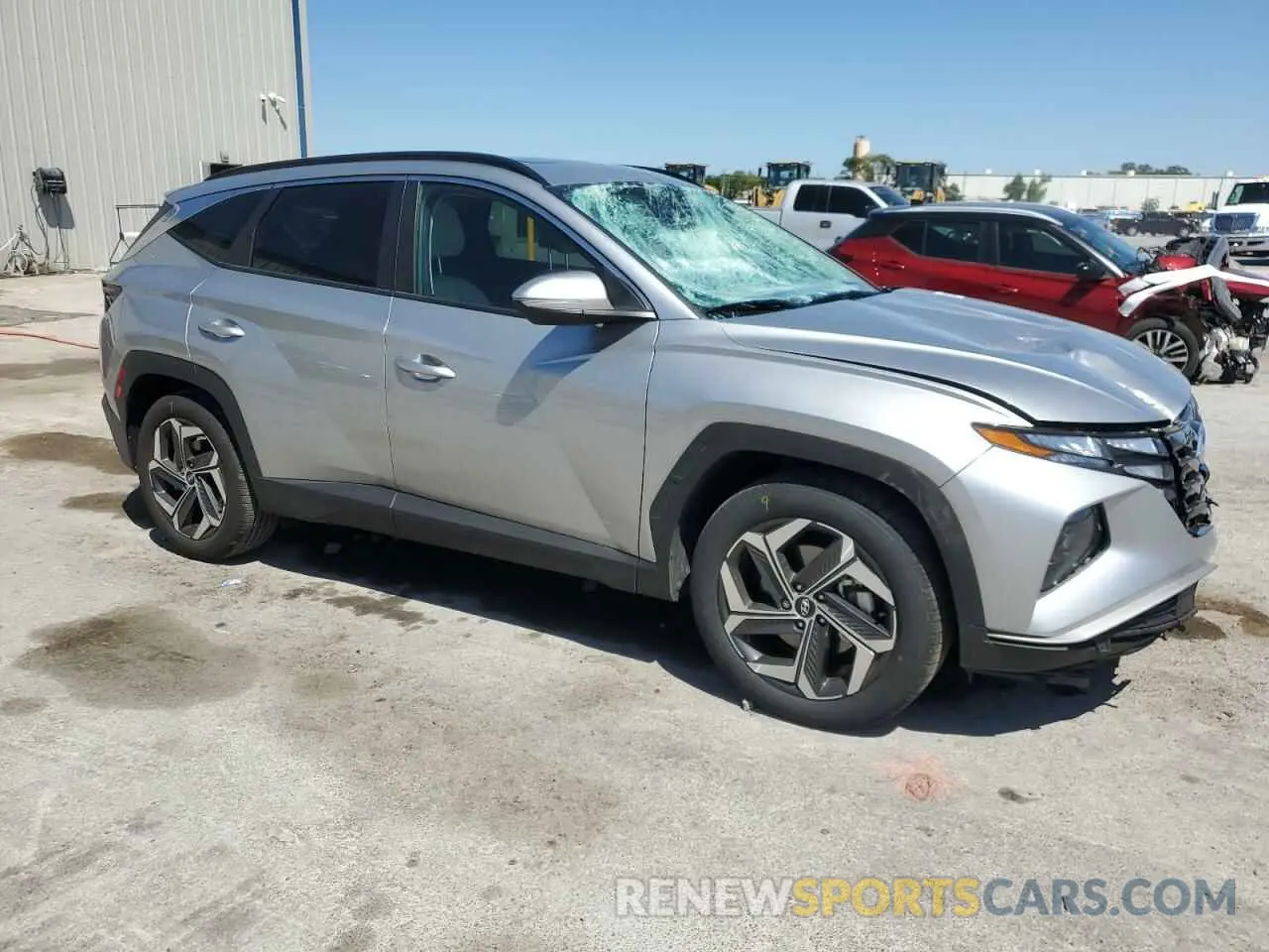 4 fotografías del automóvil dañado 5NMJF3AEXPH215569 HYUNDAI TUCSON 2023