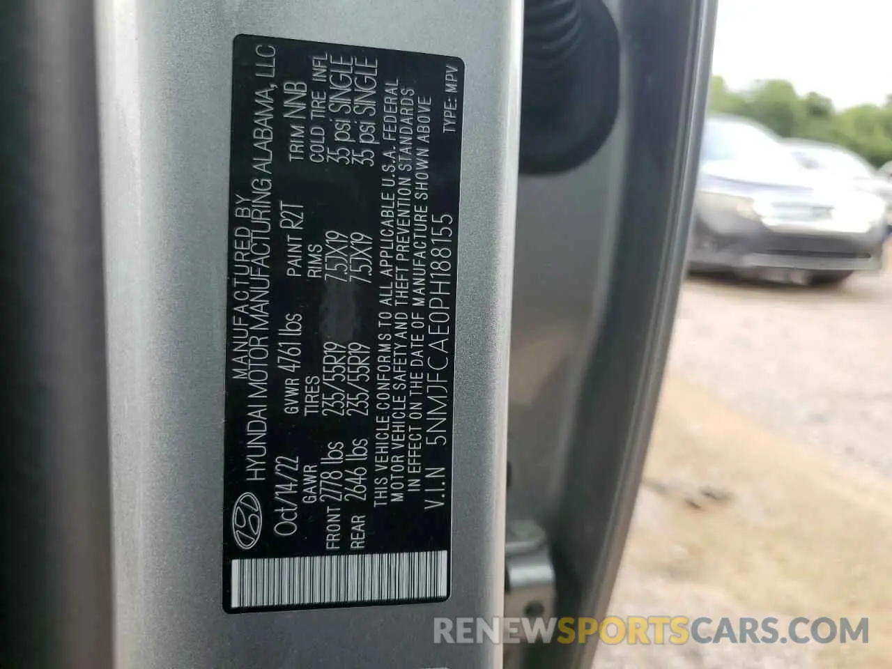 14 fotografías del automóvil dañado 5NMJFCAE0PH188155 HYUNDAI TUCSON 2023