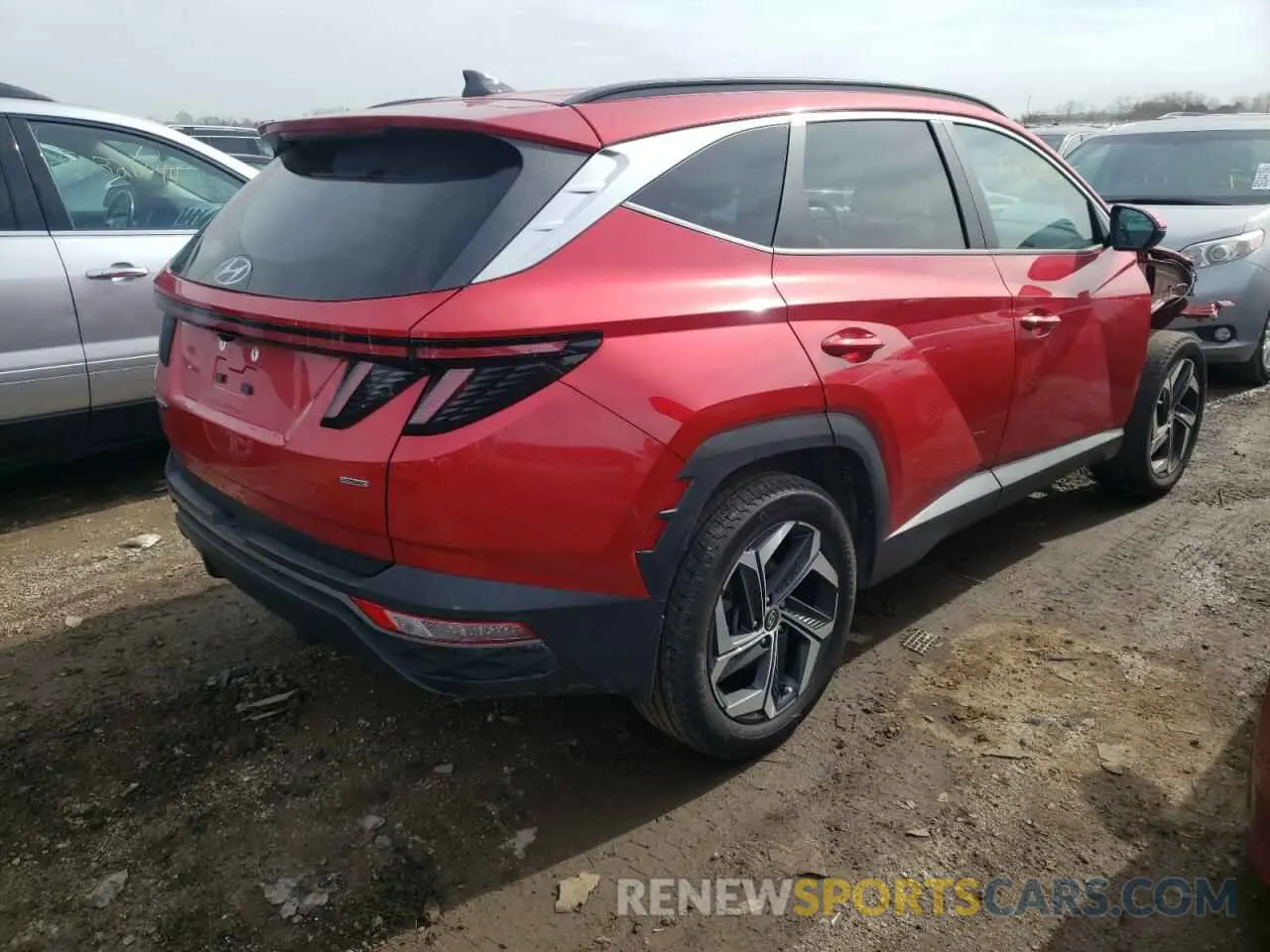 3 fotografías del automóvil dañado 5NMJFCAE2PH179828 HYUNDAI TUCSON 2023