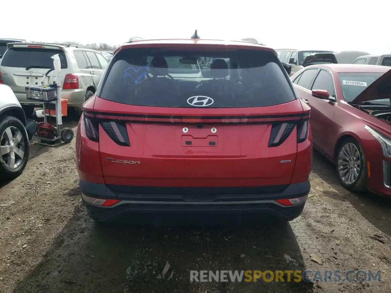 6 fotografías del automóvil dañado 5NMJFCAE2PH179828 HYUNDAI TUCSON 2023