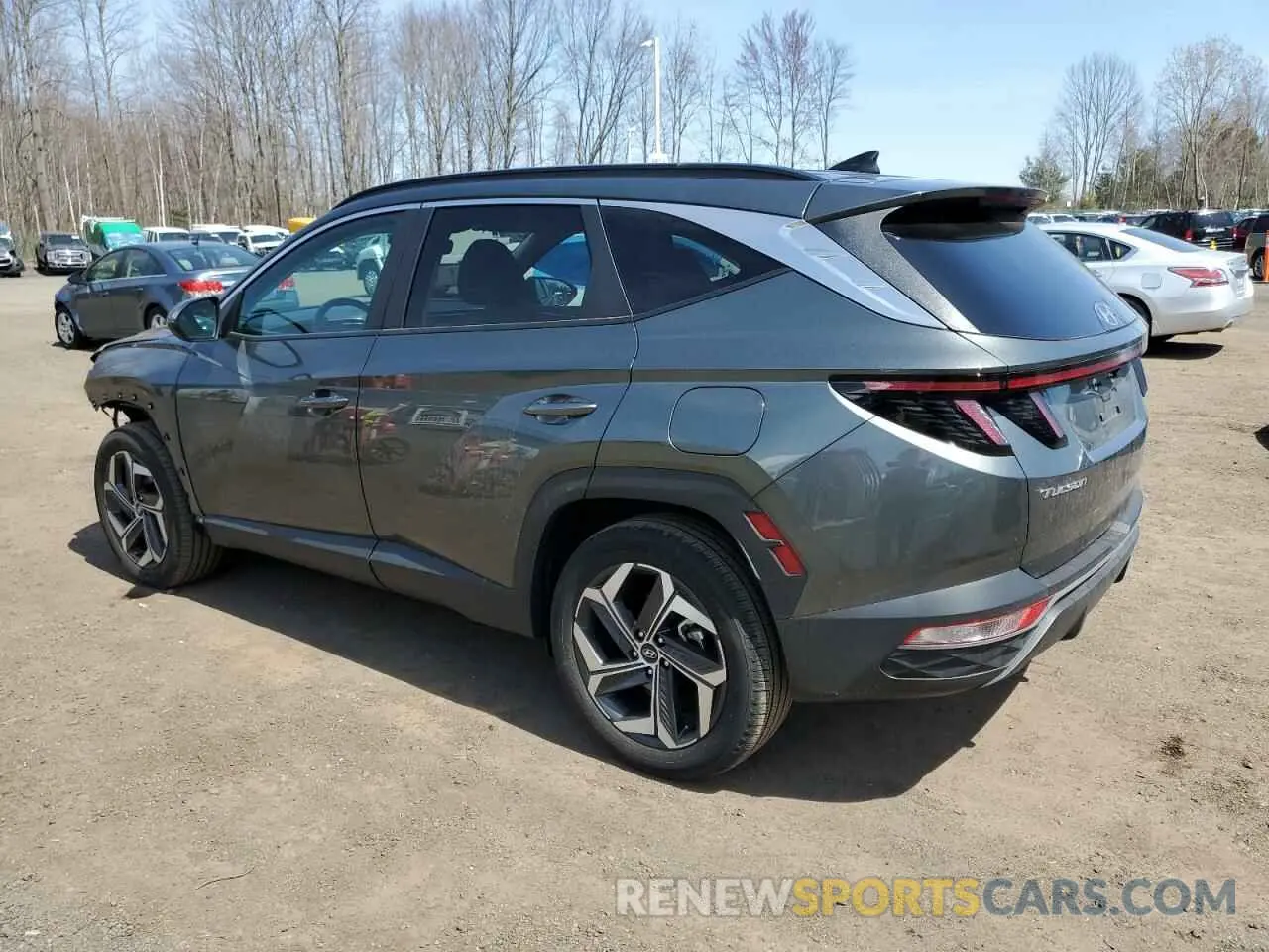 2 fotografías del automóvil dañado 5NMJFCAE3PH210830 HYUNDAI TUCSON 2023