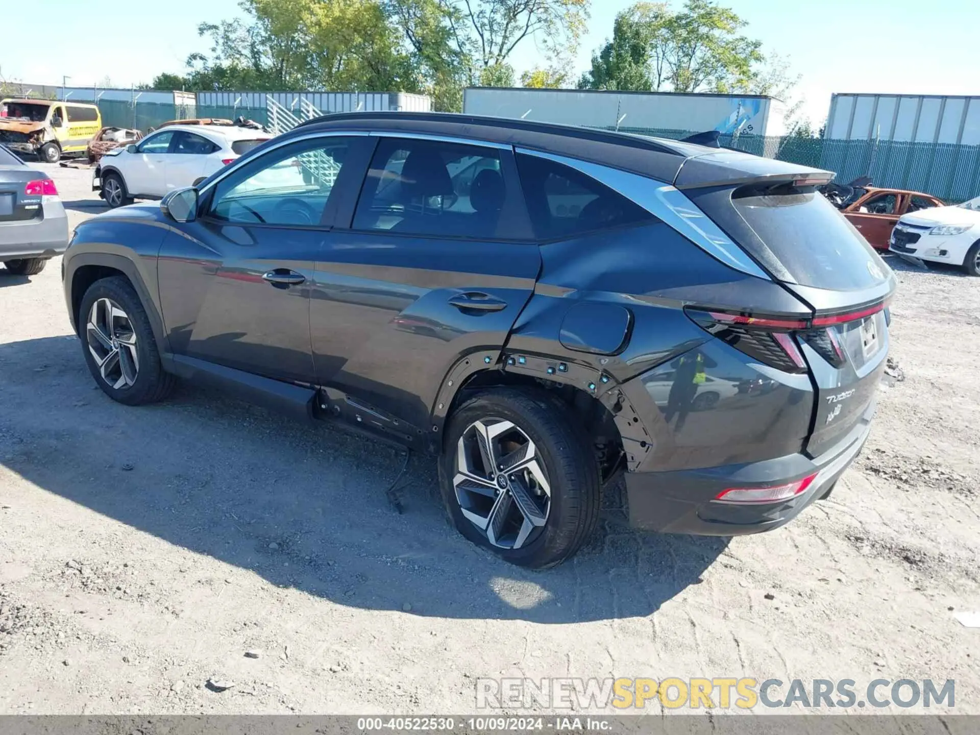 3 fotografías del automóvil dañado 5NMJFCAE3PH252432 HYUNDAI TUCSON 2023