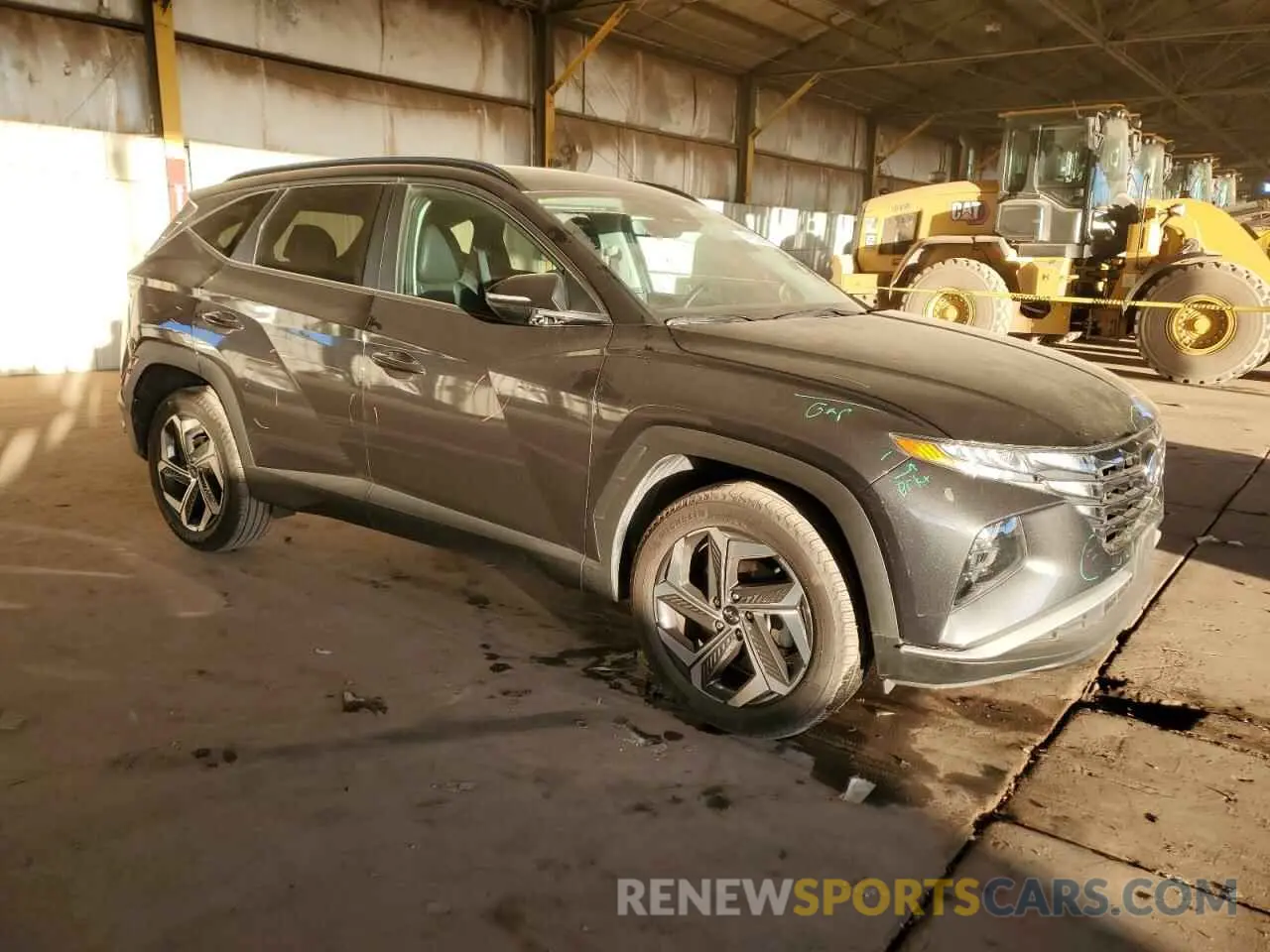 4 fotografías del automóvil dañado 5NMJFCAE4PH161475 HYUNDAI TUCSON 2023