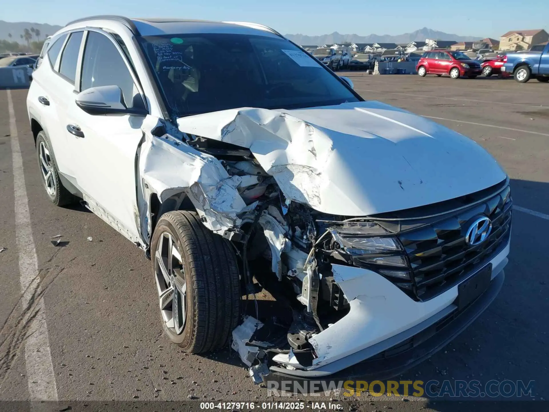 1 fotografías del automóvil dañado 5NMJFCAE4PH259907 HYUNDAI TUCSON 2023