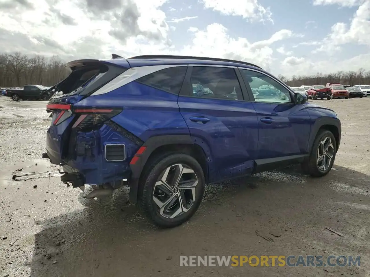 3 fotografías del automóvil dañado 5NMJFCAE4PH290462 HYUNDAI TUCSON 2023