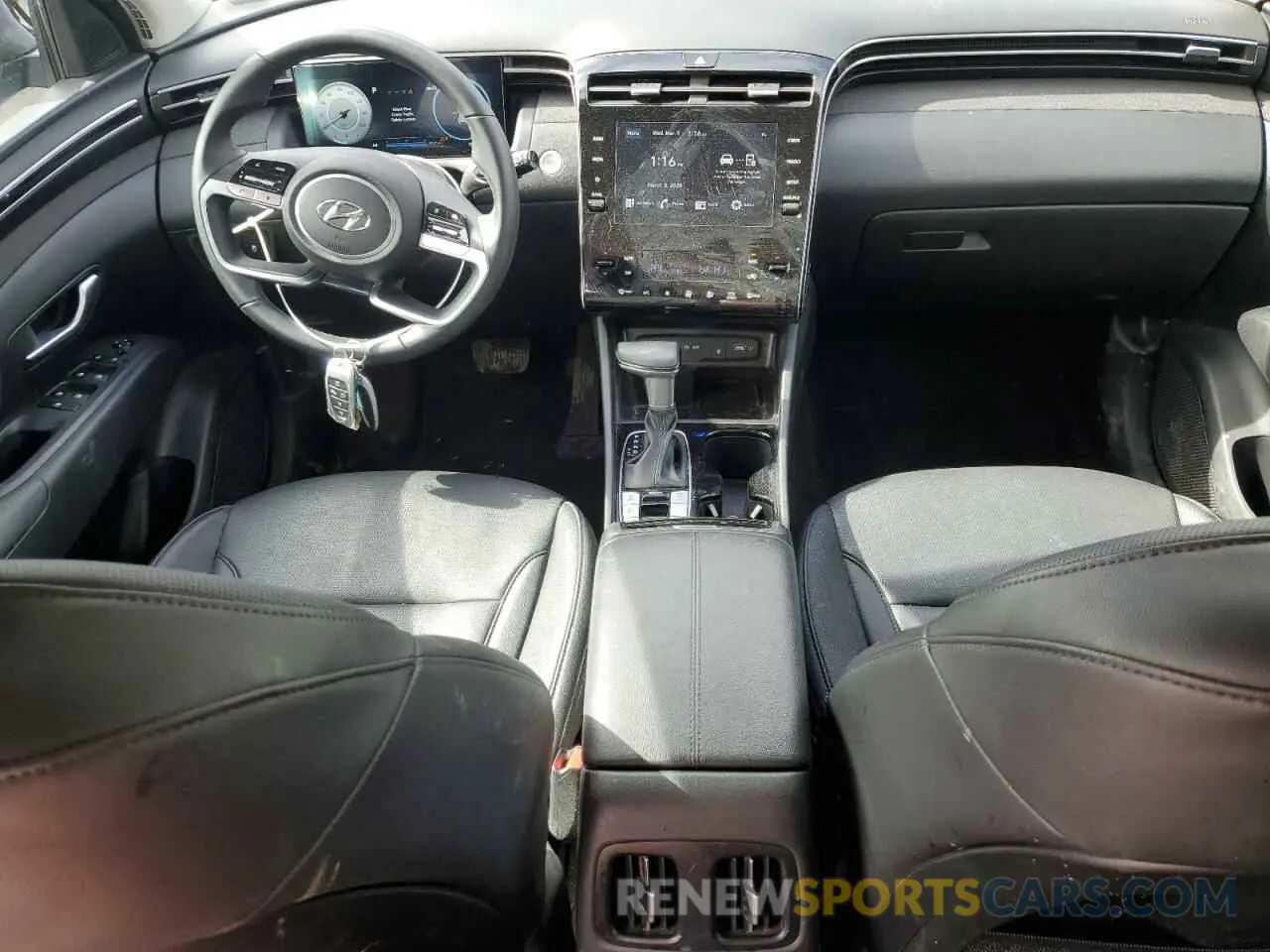 8 fotografías del automóvil dañado 5NMJFCAE4PH290462 HYUNDAI TUCSON 2023