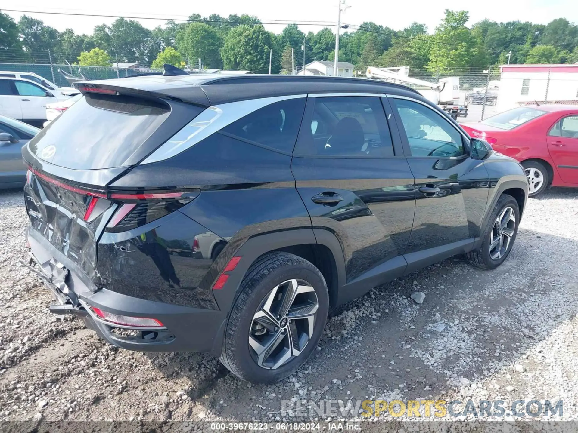 4 fotografías del automóvil dañado 5NMJFCAE7PH283232 HYUNDAI TUCSON 2023