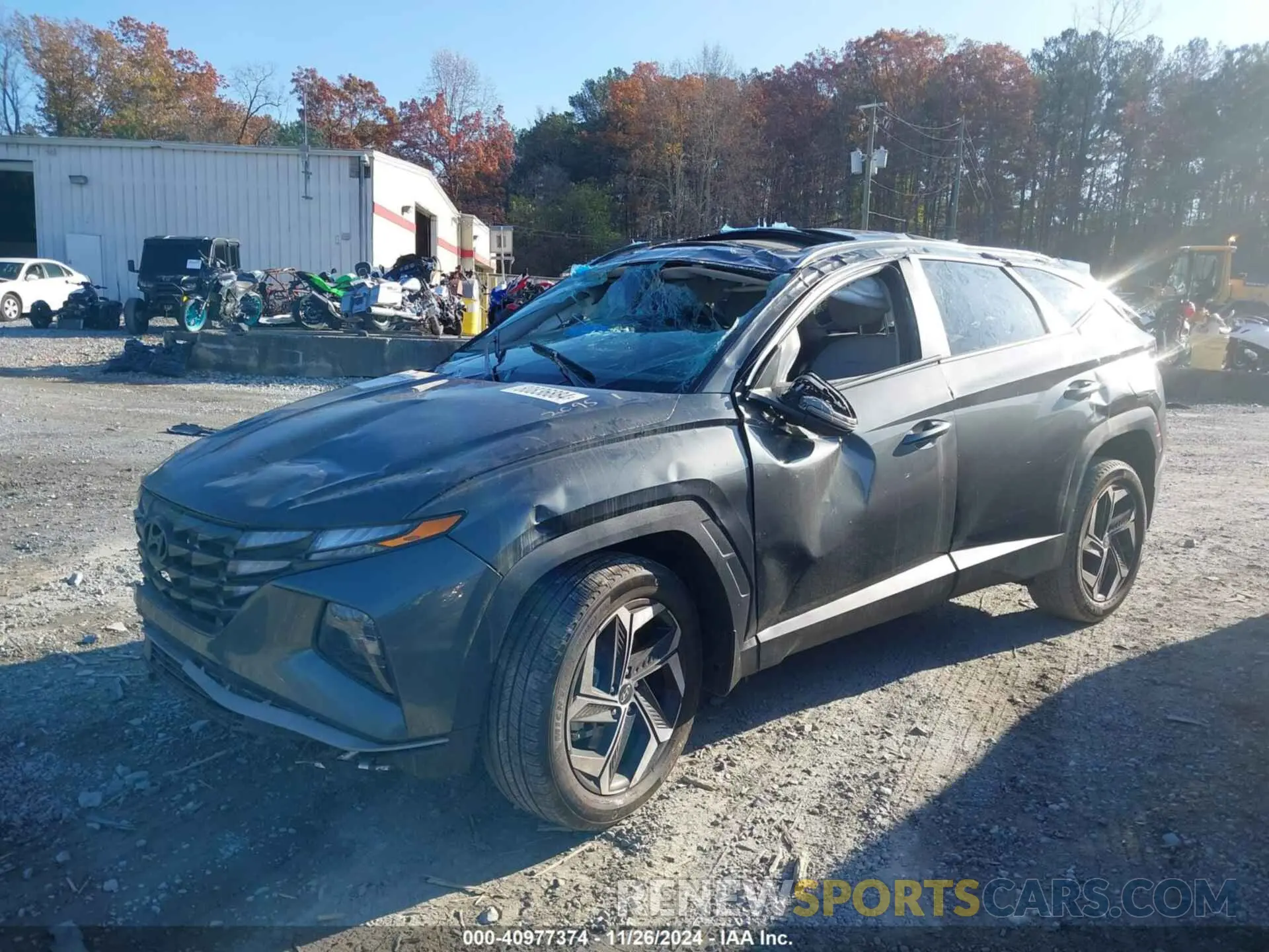 2 fotografías del automóvil dañado 5NMJFCAE9PH212095 HYUNDAI TUCSON 2023