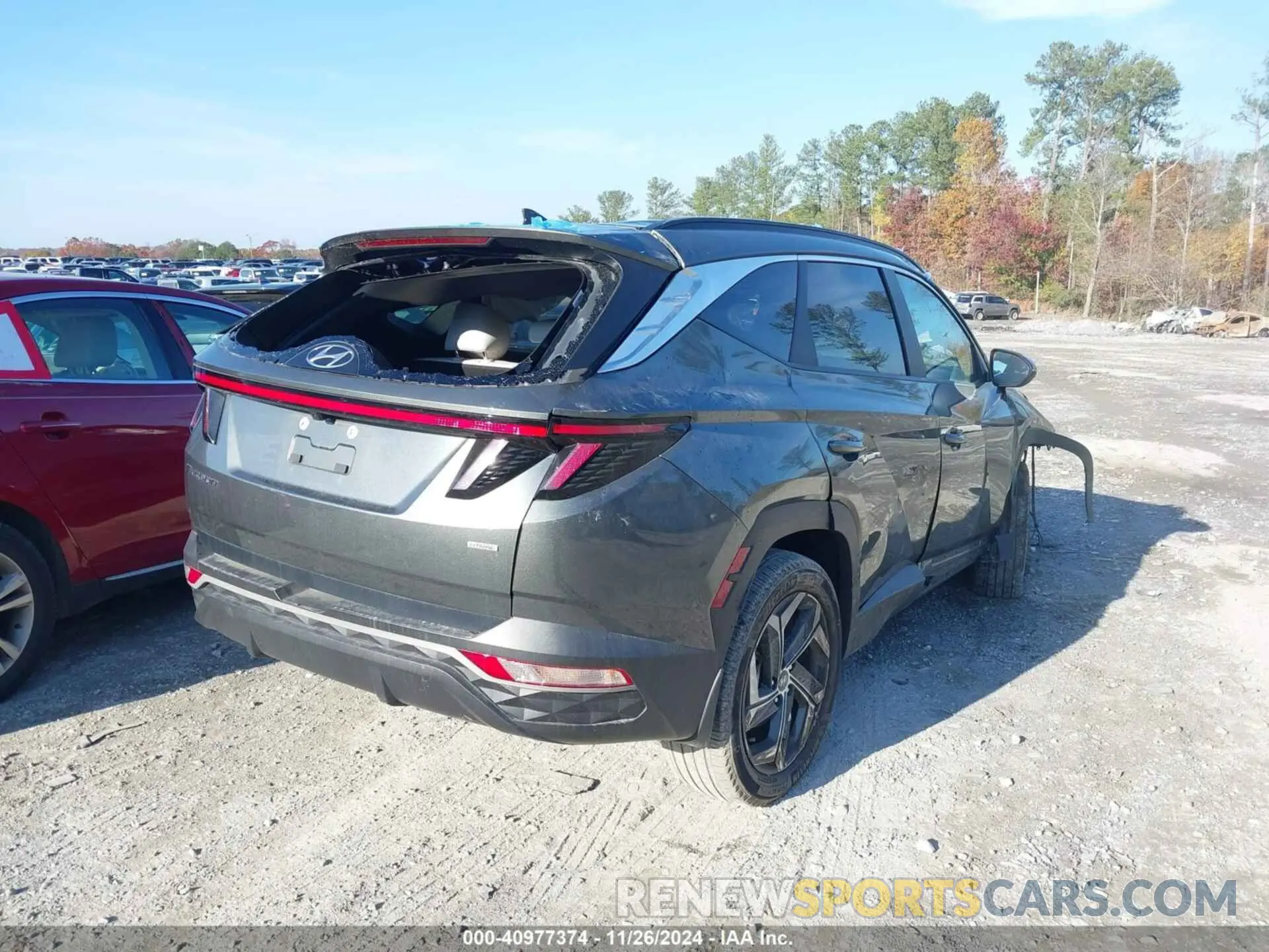 4 fotografías del automóvil dañado 5NMJFCAE9PH212095 HYUNDAI TUCSON 2023