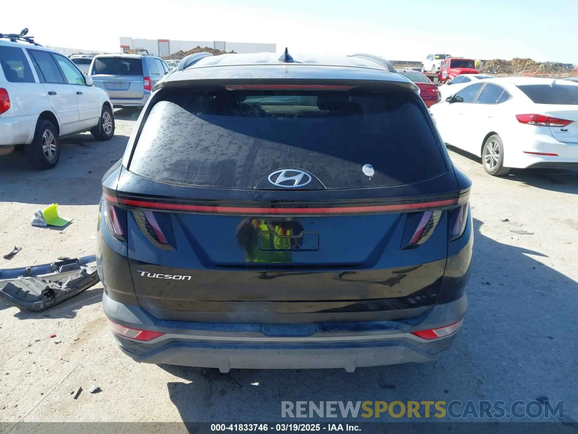16 fotografías del automóvil dañado KM8JB3AE2PU199612 HYUNDAI TUCSON 2023