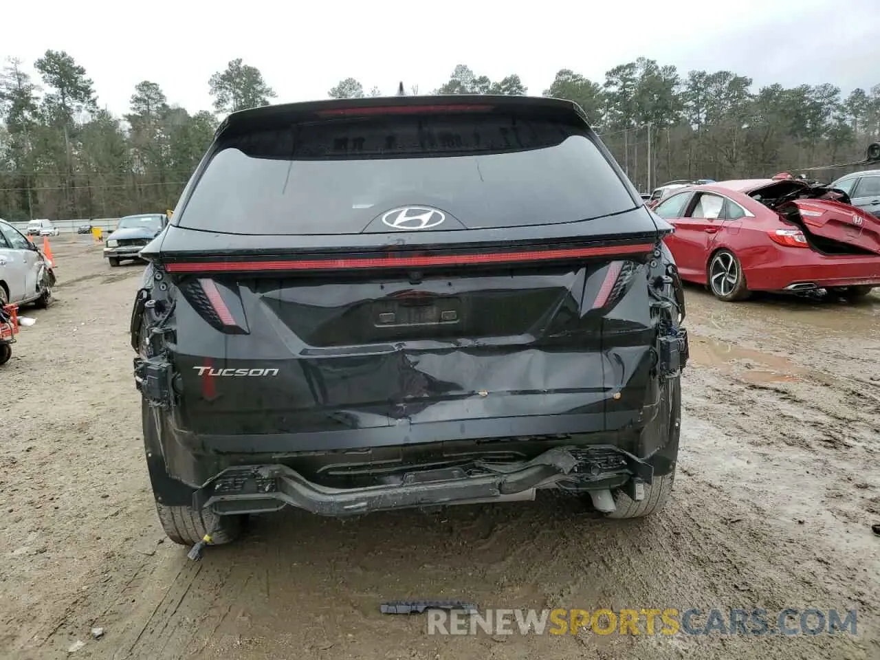 6 fotografías del automóvil dañado KM8JB3AE8PU245119 HYUNDAI TUCSON 2023