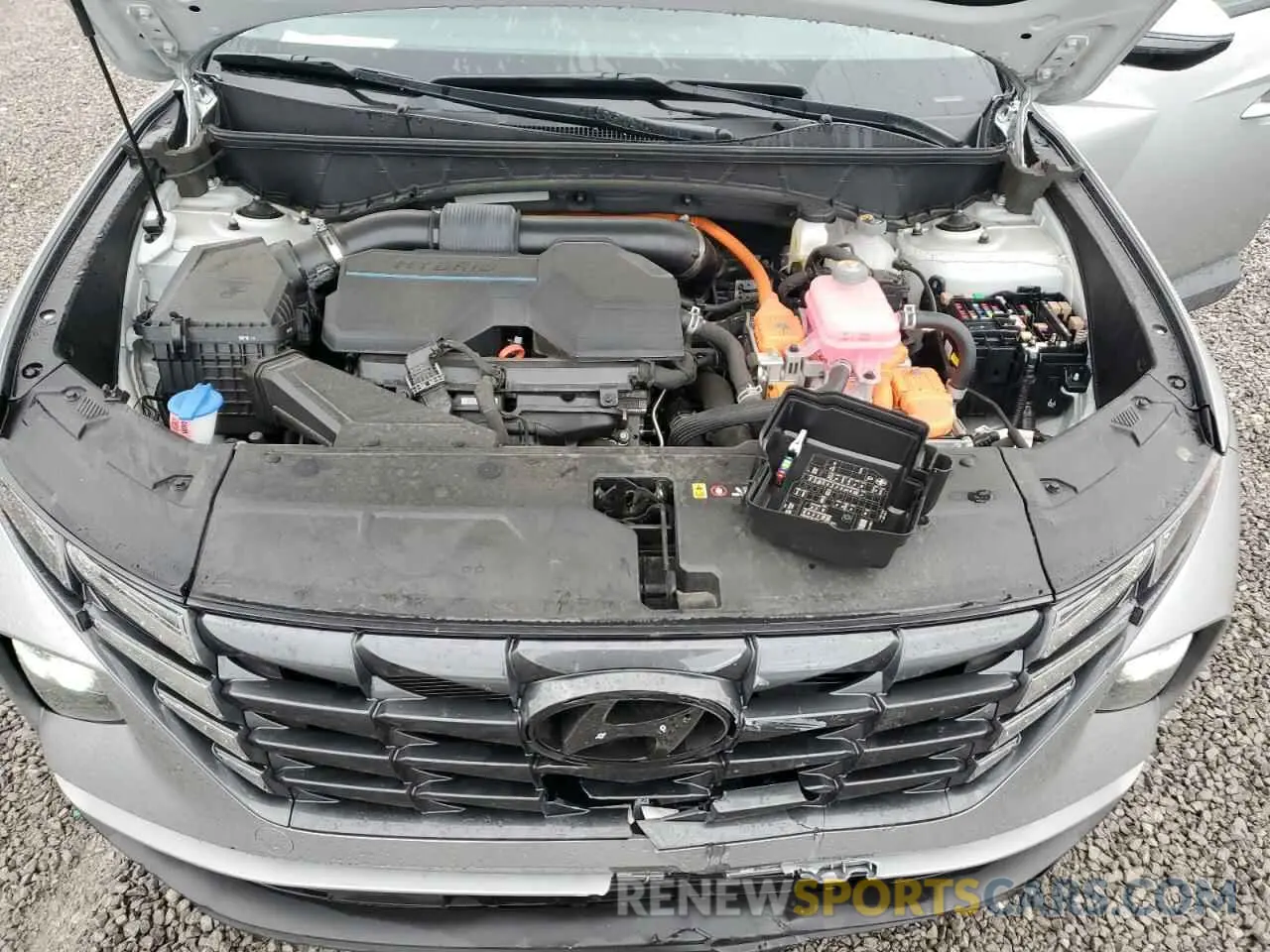 12 fotografías del automóvil dañado KM8JBCA10PU092040 HYUNDAI TUCSON 2023