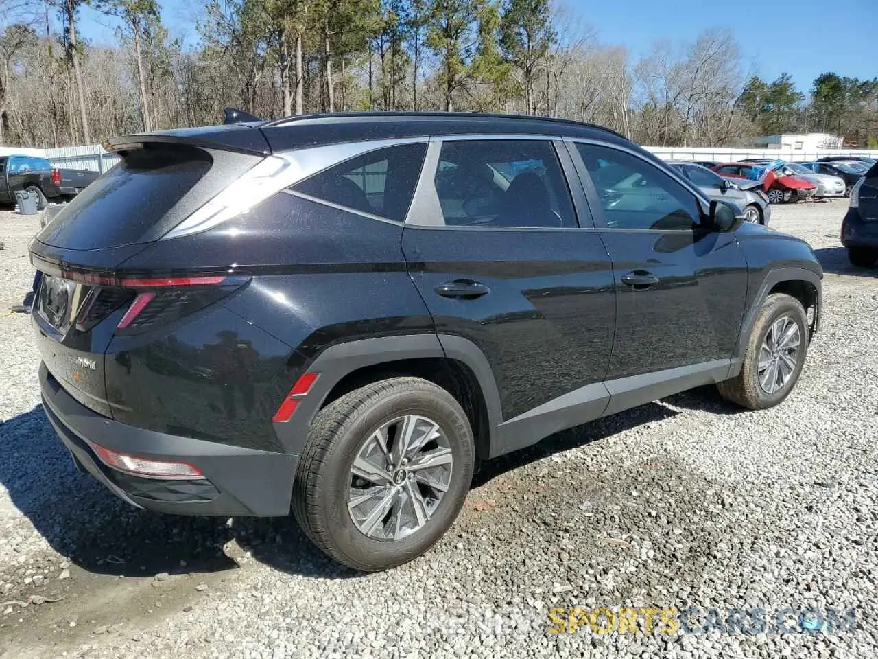 3 fotografías del automóvil dañado KM8JBCA10PU097285 HYUNDAI TUCSON 2023