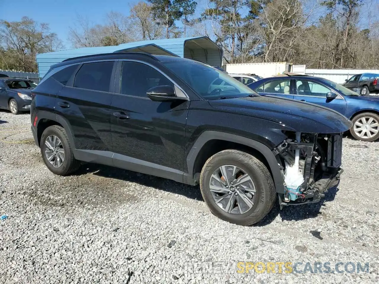 4 fotografías del automóvil dañado KM8JBCA10PU097285 HYUNDAI TUCSON 2023