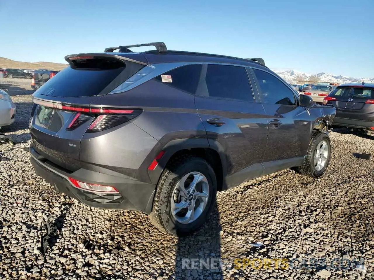 3 fotografías del automóvil dañado KM8JBCAE1PU244846 HYUNDAI TUCSON 2023