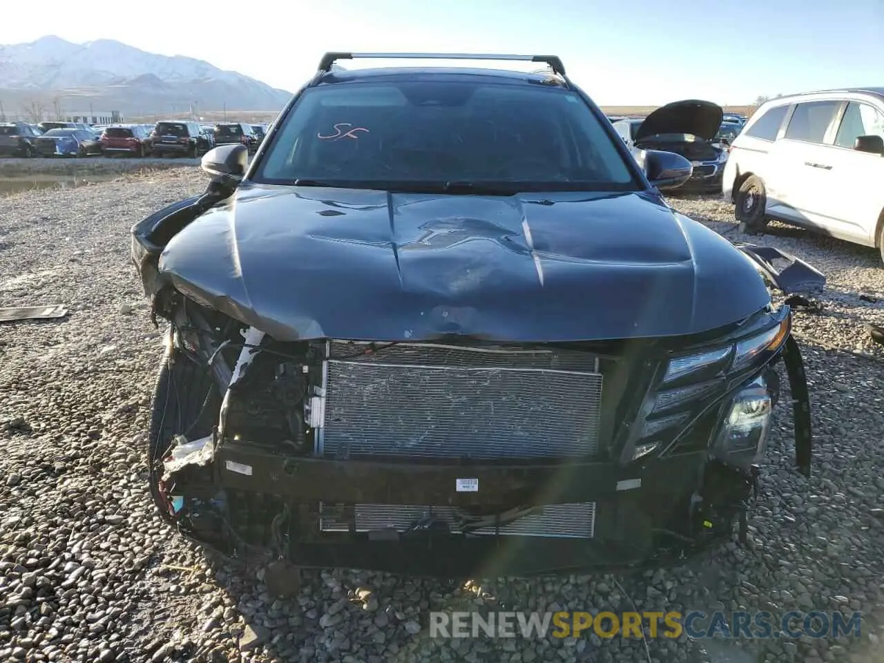 5 fotografías del automóvil dañado KM8JBCAE1PU244846 HYUNDAI TUCSON 2023