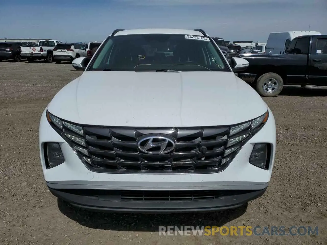 5 fotografías del automóvil dañado KM8JBCAE3PU201965 HYUNDAI TUCSON 2023