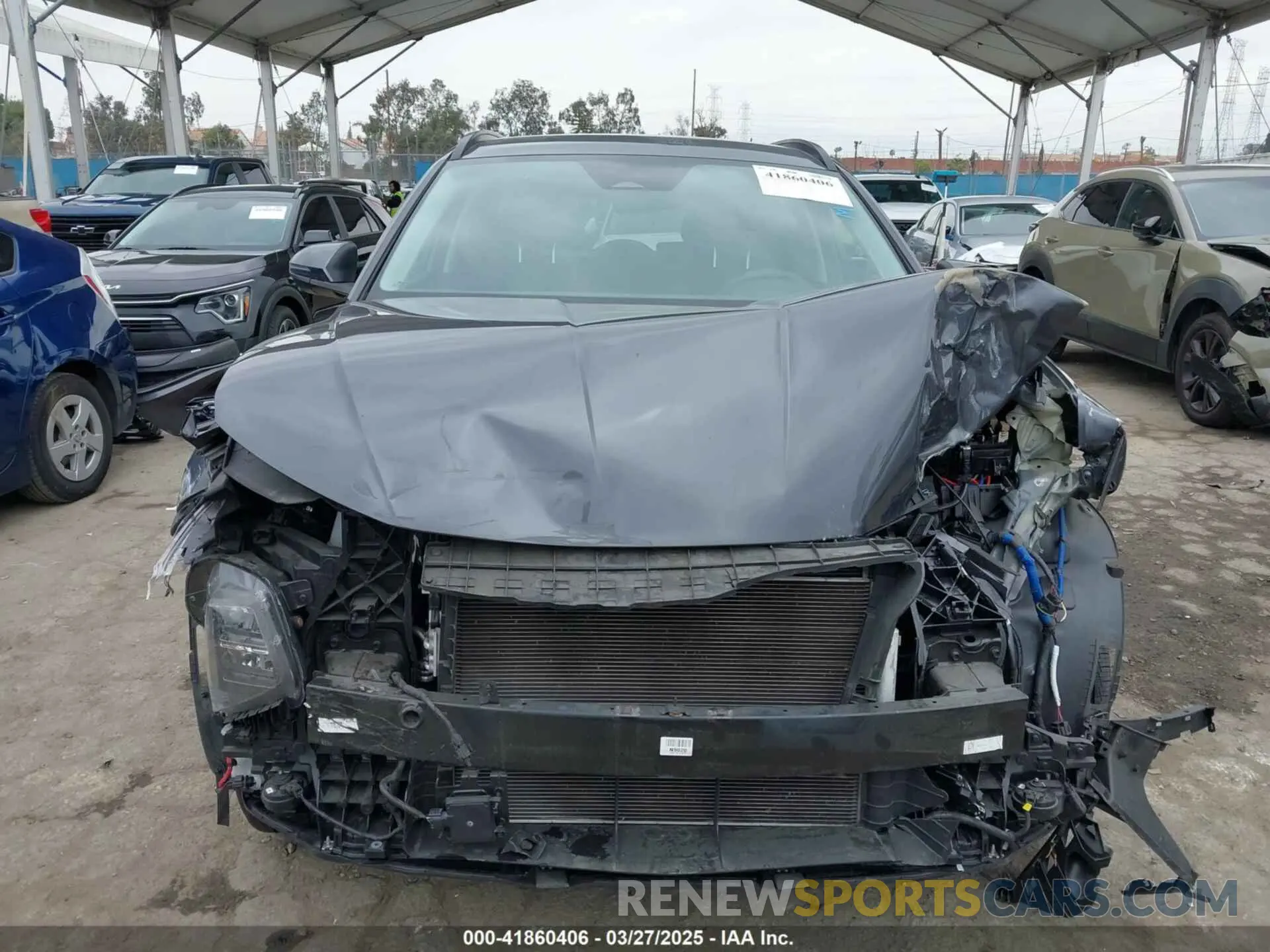 12 fotografías del automóvil dañado KM8JBCAE9PU242486 HYUNDAI TUCSON 2023