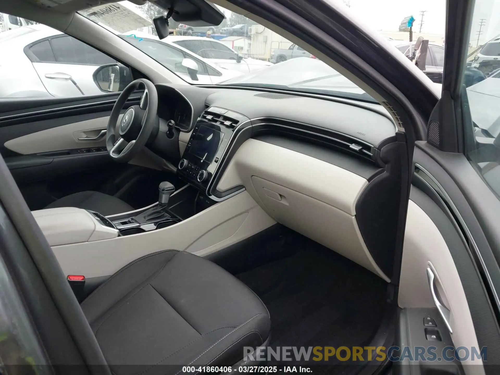 5 fotografías del automóvil dañado KM8JBCAE9PU242486 HYUNDAI TUCSON 2023