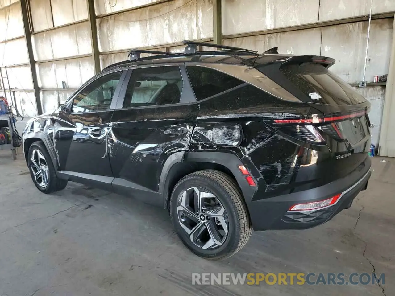 2 fotografías del automóvil dañado KM8JFCA15PU090109 HYUNDAI TUCSON 2023