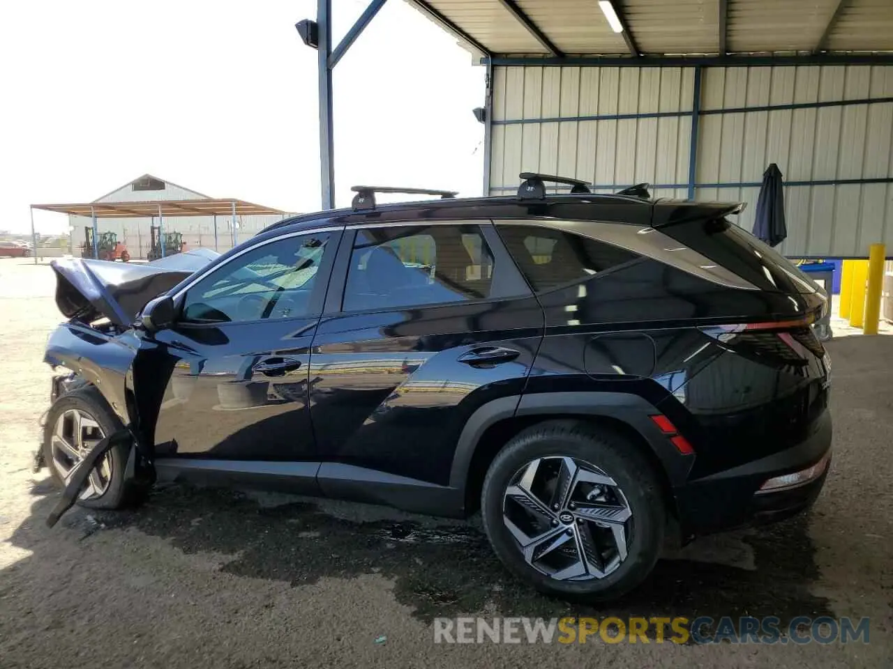 2 fotografías del automóvil dañado KM8JFCA15PU106423 HYUNDAI TUCSON 2023