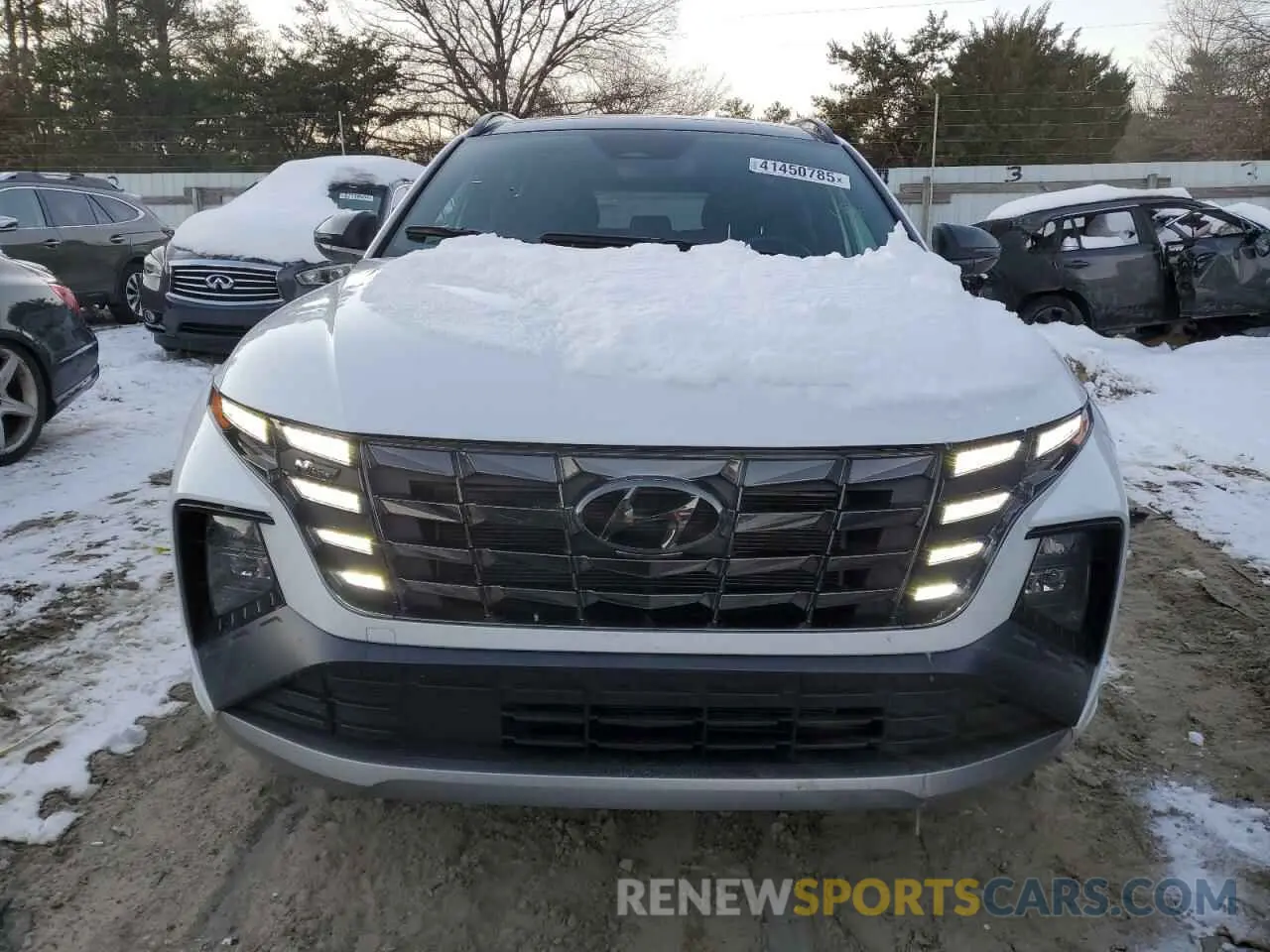 5 fotografías del automóvil dañado KM8JFCAE2PU186184 HYUNDAI TUCSON 2023