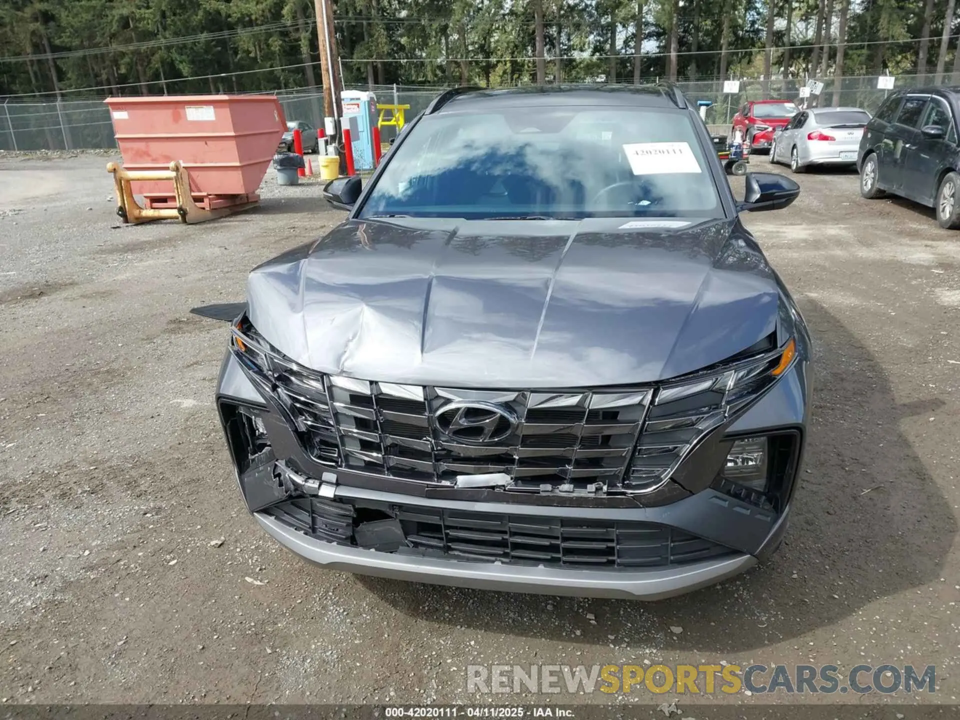 12 fotografías del automóvil dañado KM8JFCAE6PU187080 HYUNDAI TUCSON 2023