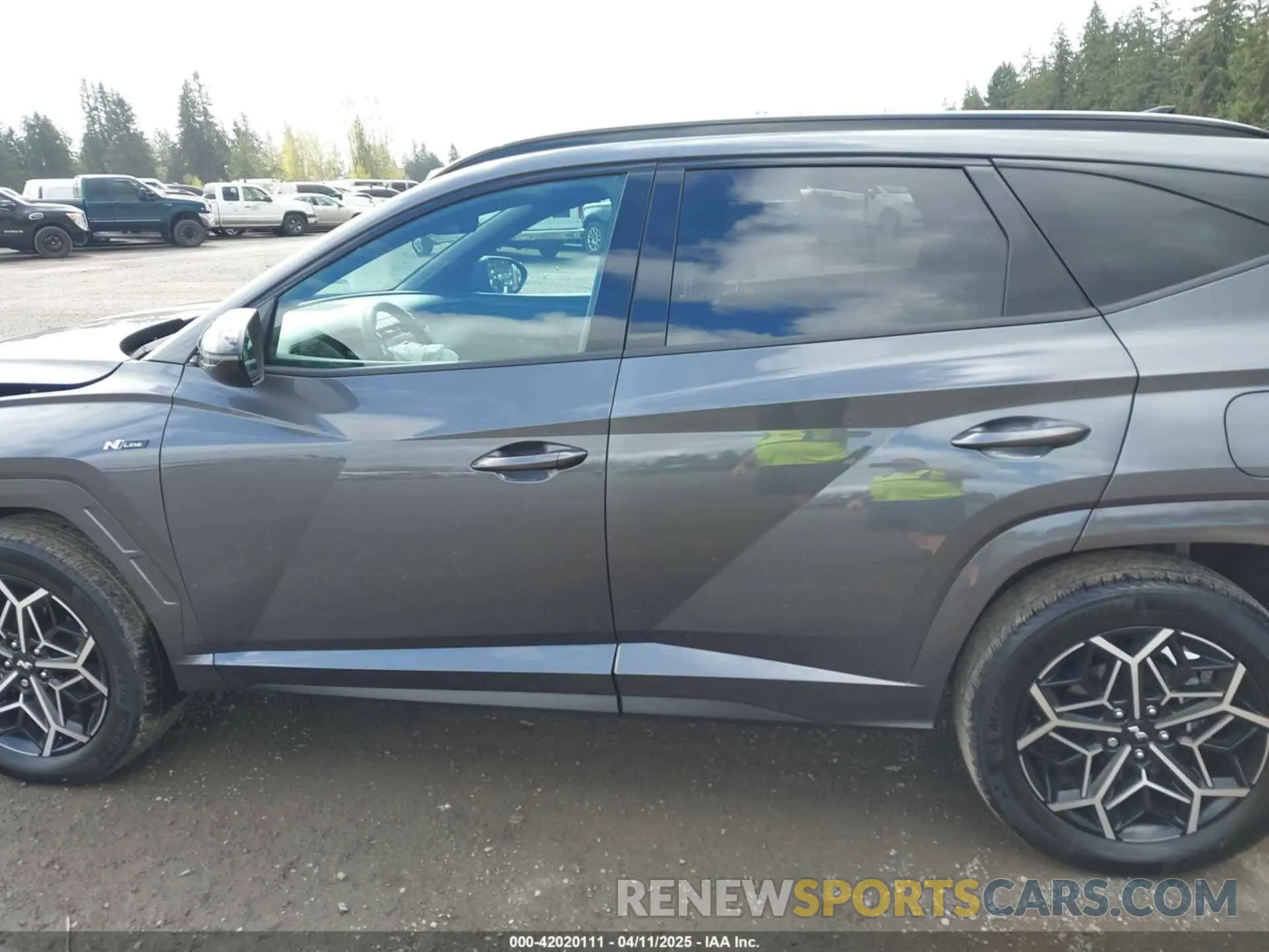 14 fotografías del automóvil dañado KM8JFCAE6PU187080 HYUNDAI TUCSON 2023