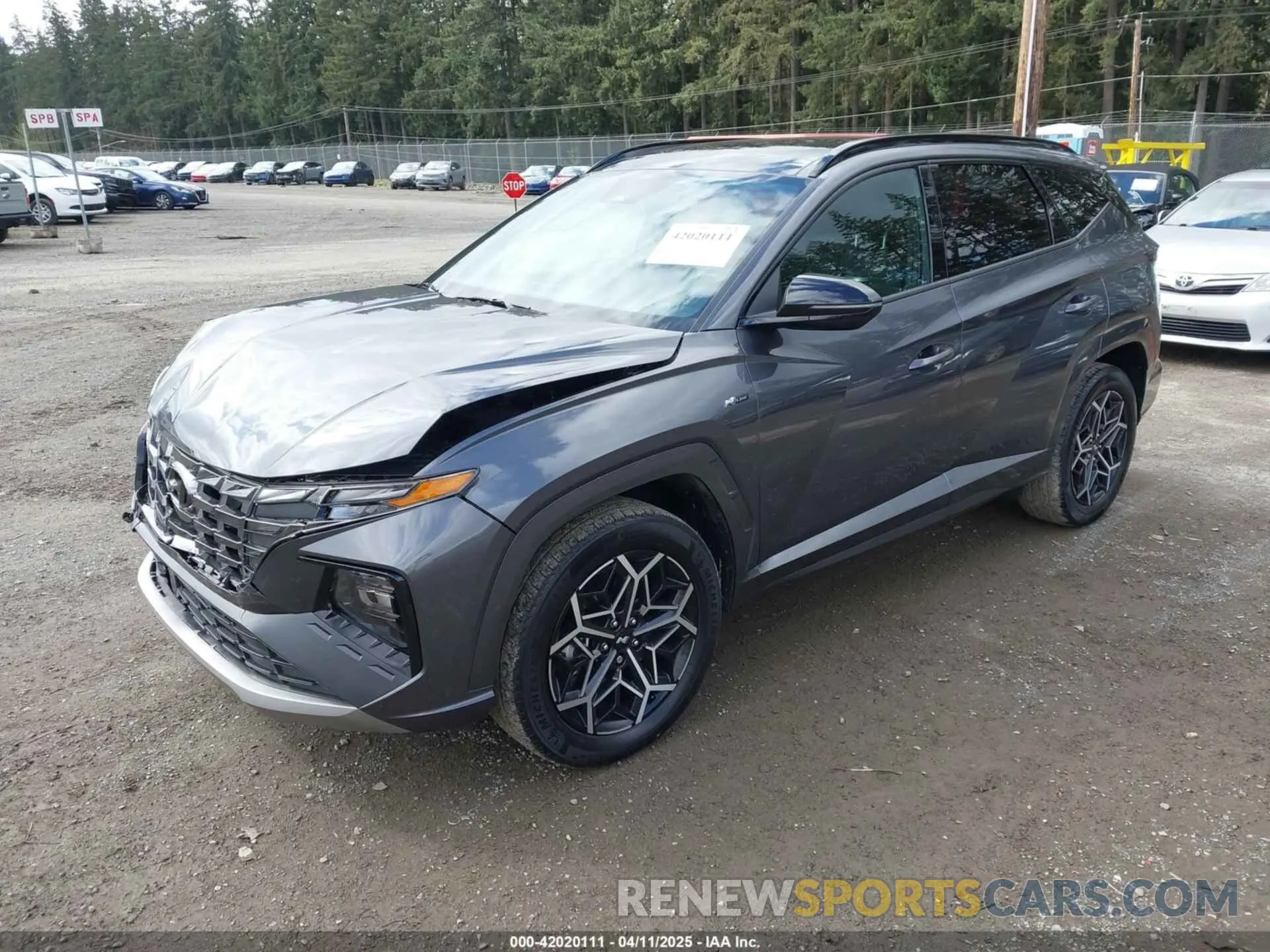 2 fotografías del automóvil dañado KM8JFCAE6PU187080 HYUNDAI TUCSON 2023