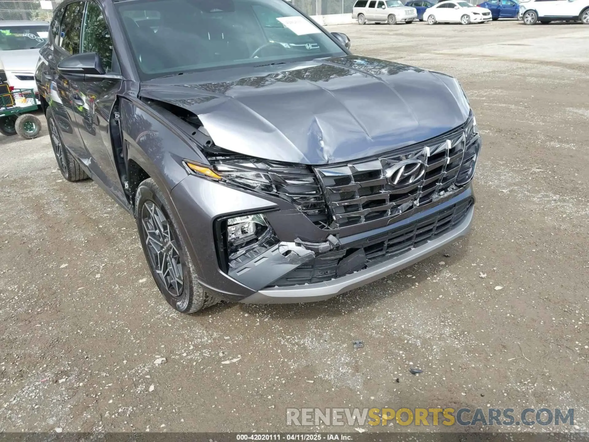 6 fotografías del automóvil dañado KM8JFCAE6PU187080 HYUNDAI TUCSON 2023