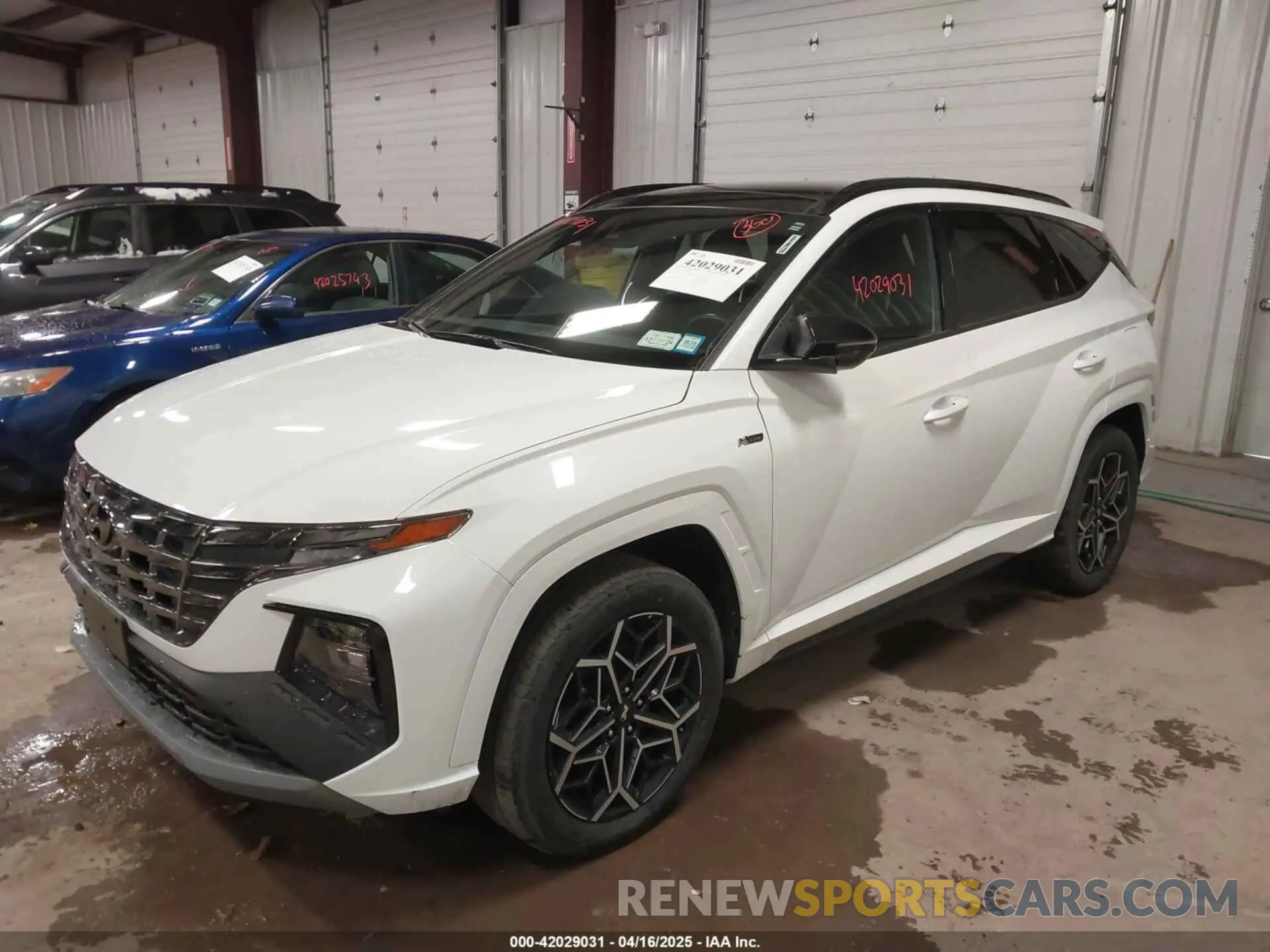 2 fotografías del automóvil dañado KM8JFCAE8PU190188 HYUNDAI TUCSON 2023