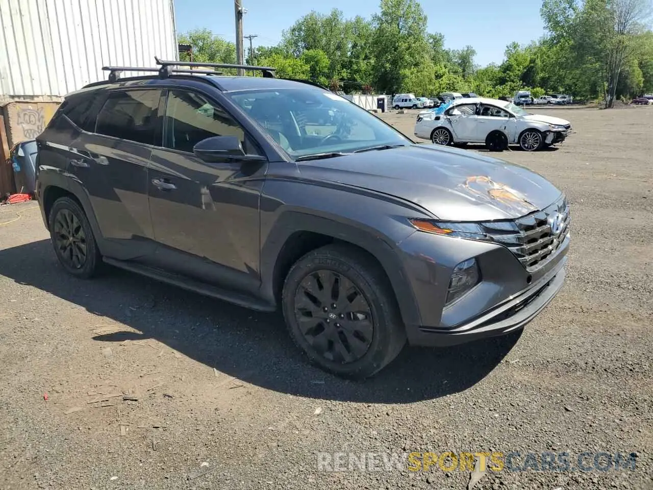 4 fotografías del automóvil dañado KM8JFCAE9PU219794 HYUNDAI TUCSON 2023