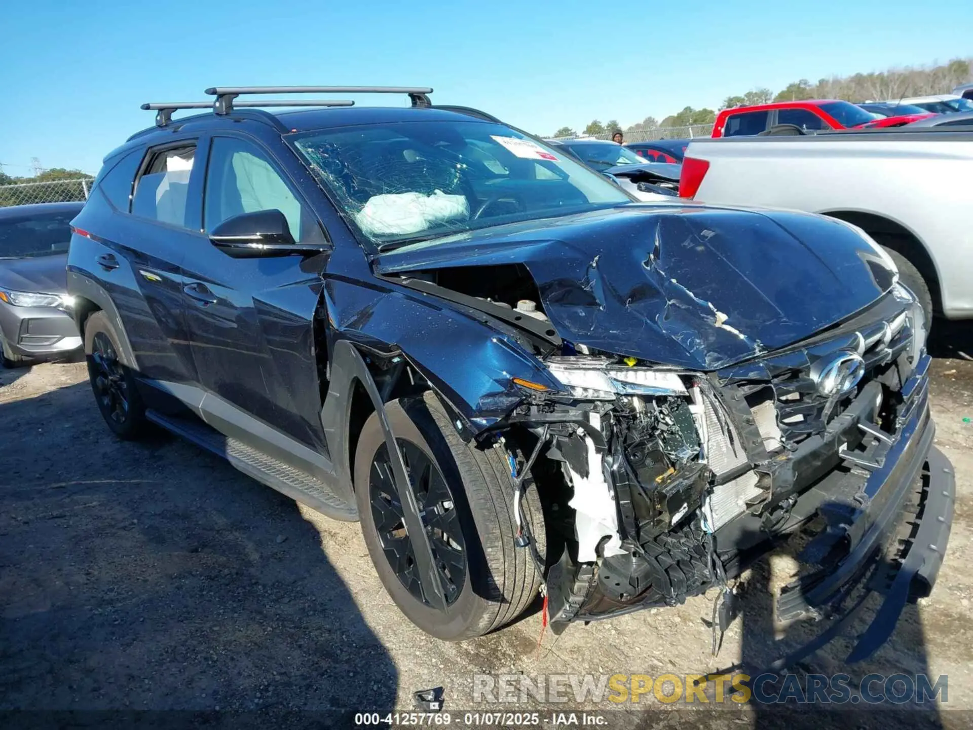 1 fotografías del automóvil dañado KM8JFCAEXPU217875 HYUNDAI TUCSON 2023